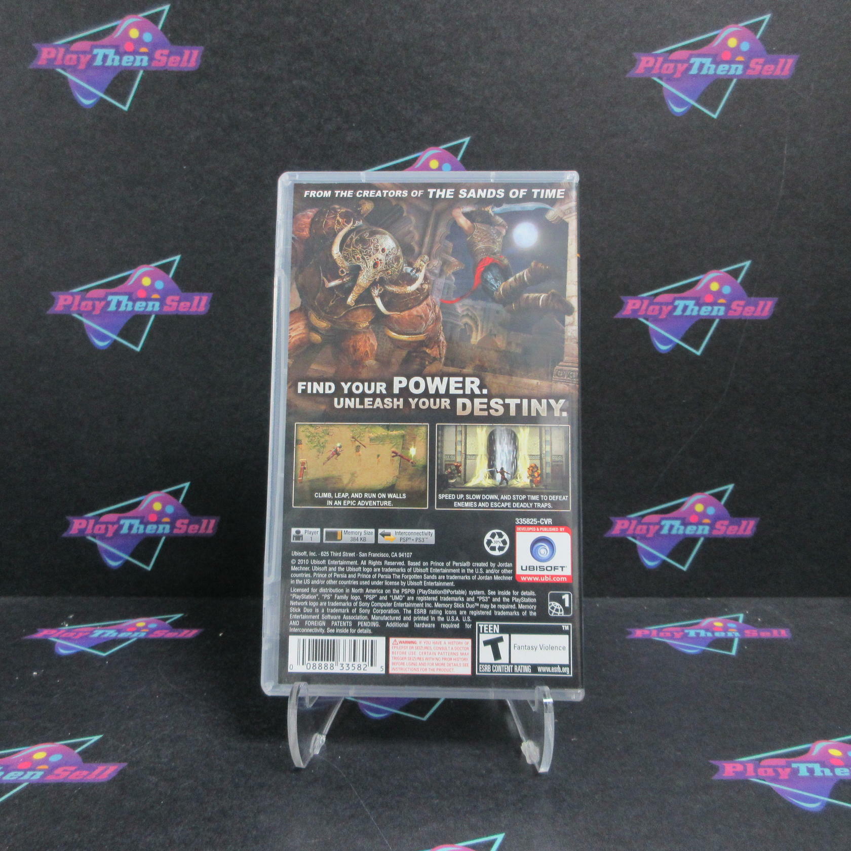 Prince of Persia The Forgotten Sands Sony PSP Complete - Refurbished