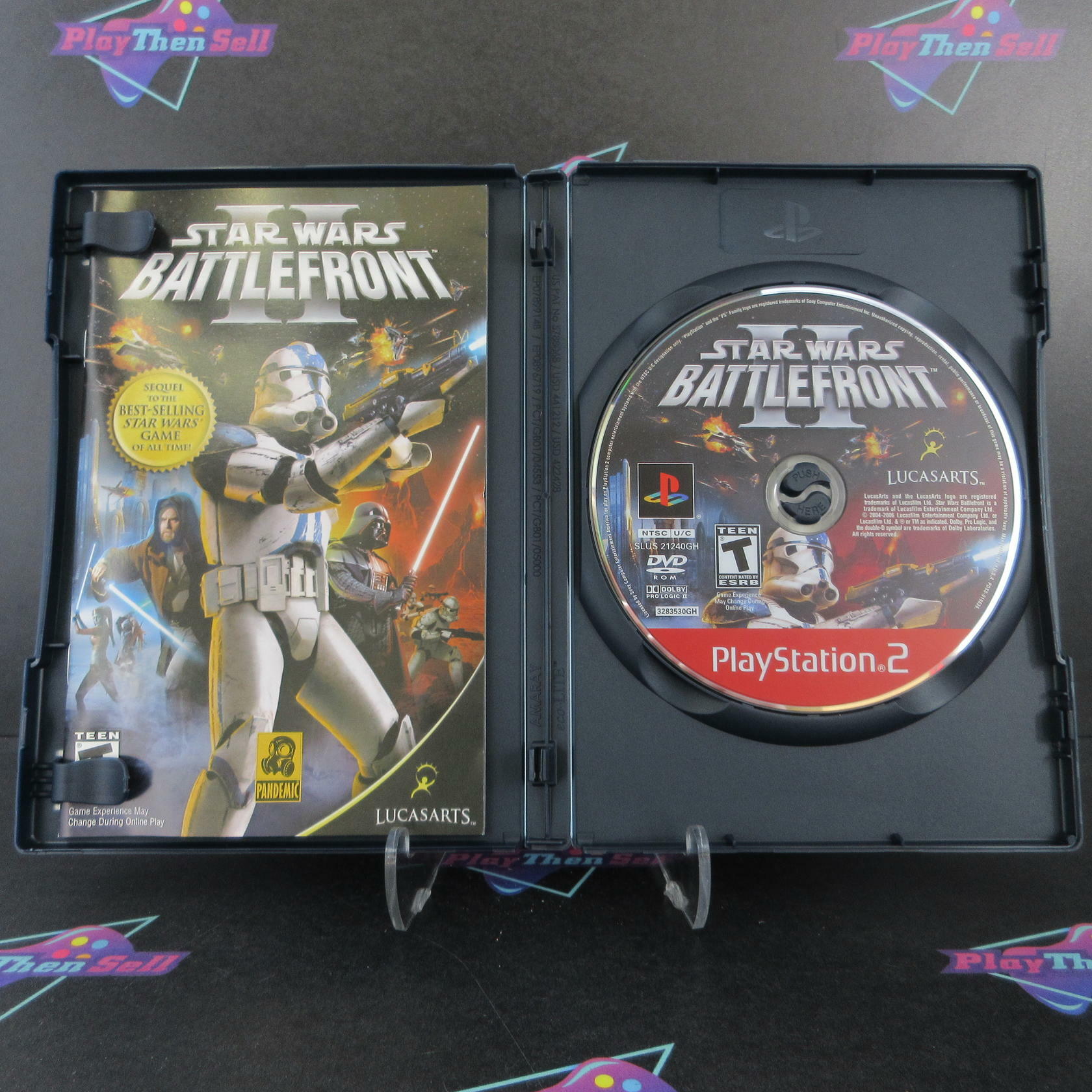 Star Wars Battlefront 2 PS2 PlayStation 2 GH + Reg Card Complete - Excellent
