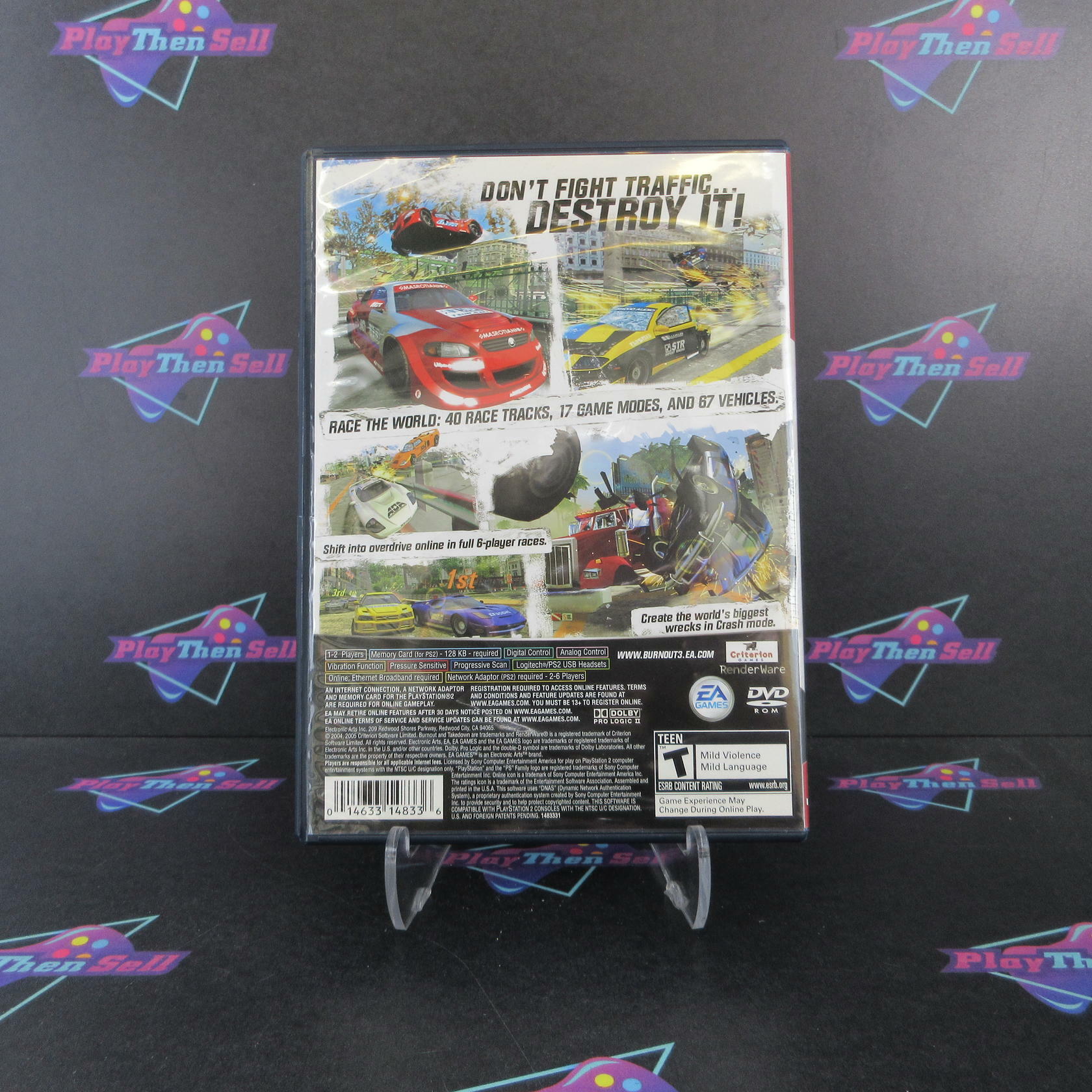 Burnout 3 Takedown PS2 PlayStation 2 GH Complete - Excellent