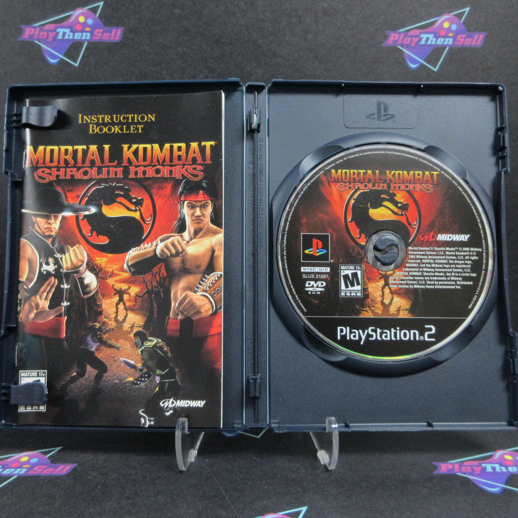 Mortal Kombat Shaolin Monks PS2 PlayStation 2 + Reg Card Complete - Excellent