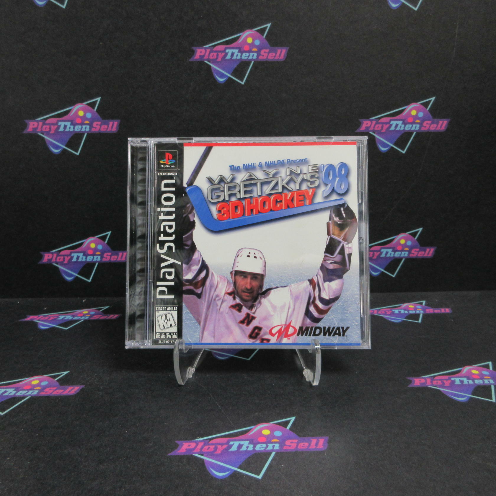 Wayne Gretzky's 3D Hockey 98 PS1 PlayStation 1 + Reg Card Complete - Excellent