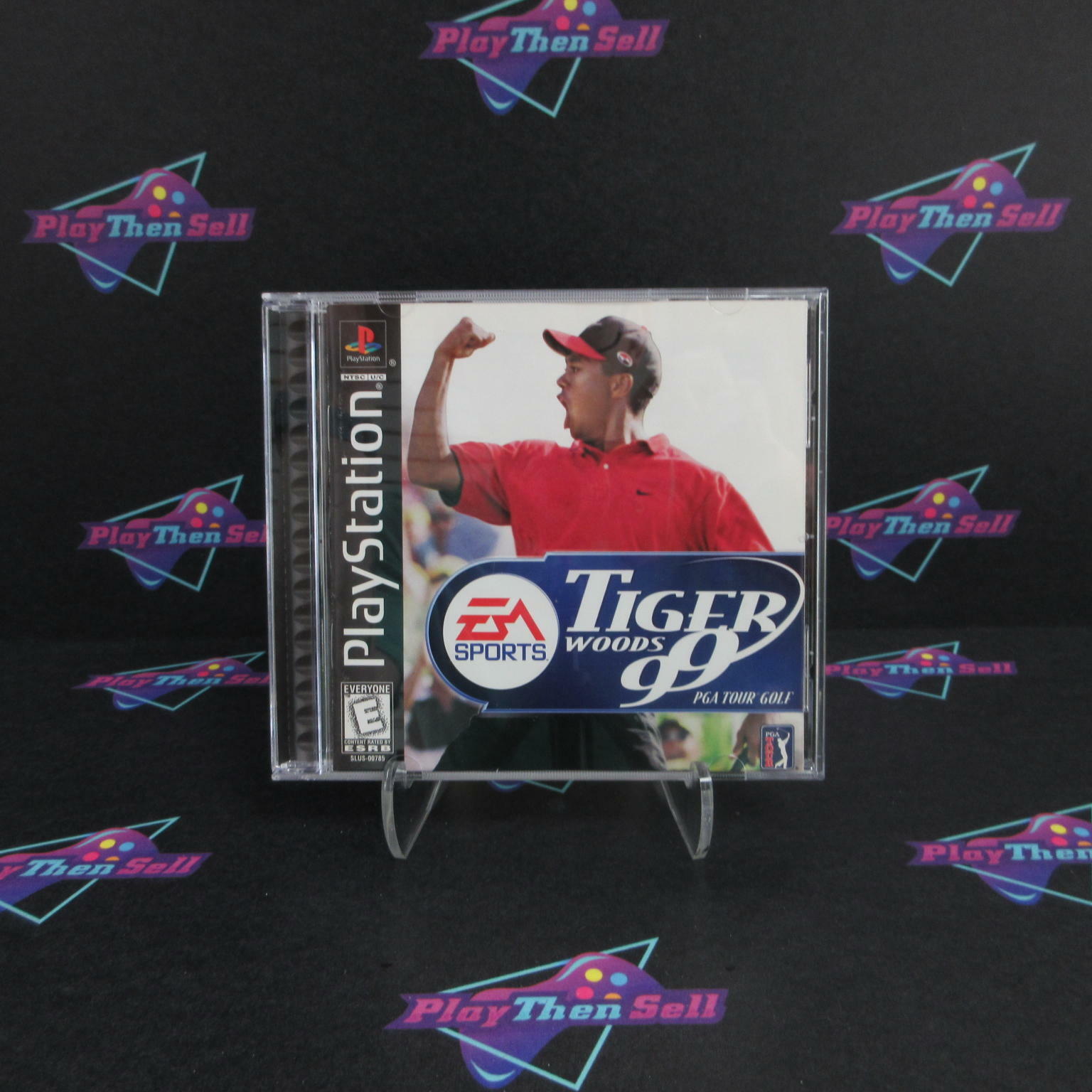 Tiger Woods 99 PGA Tour PS1 PlayStation 1 + Reg Complete - Excellent