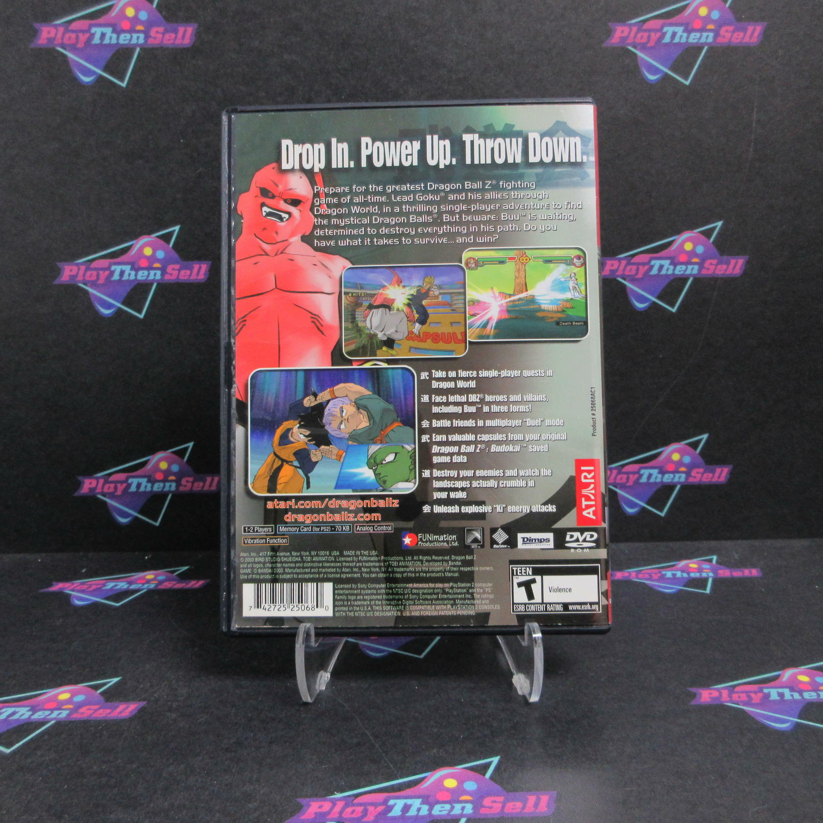 Dragon Ball Z Budokai 2 PS2 PlayStation 2 GH Complete - Excellent