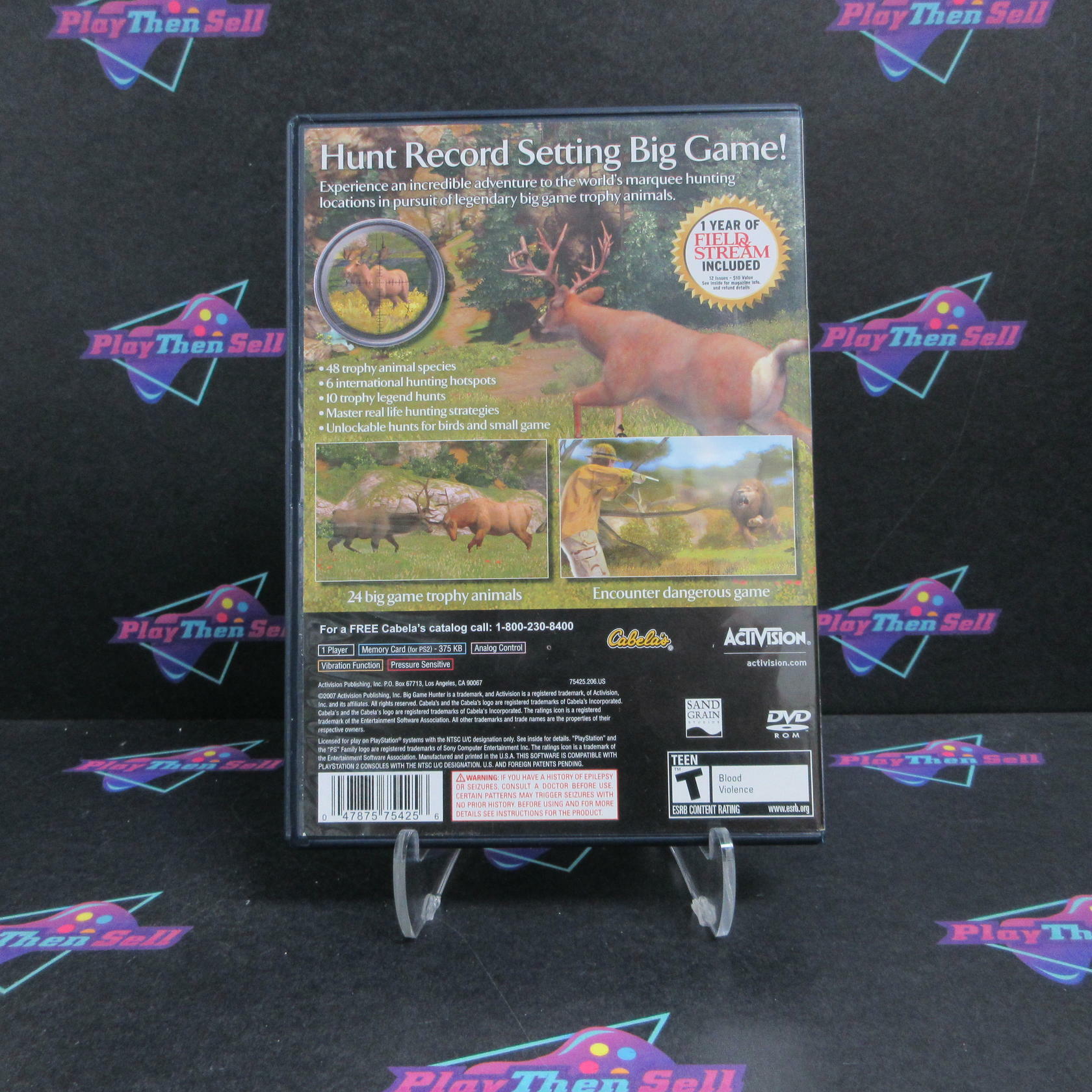 Cabela's Big Game Hunter PS2 PlayStation 2 - Very Good