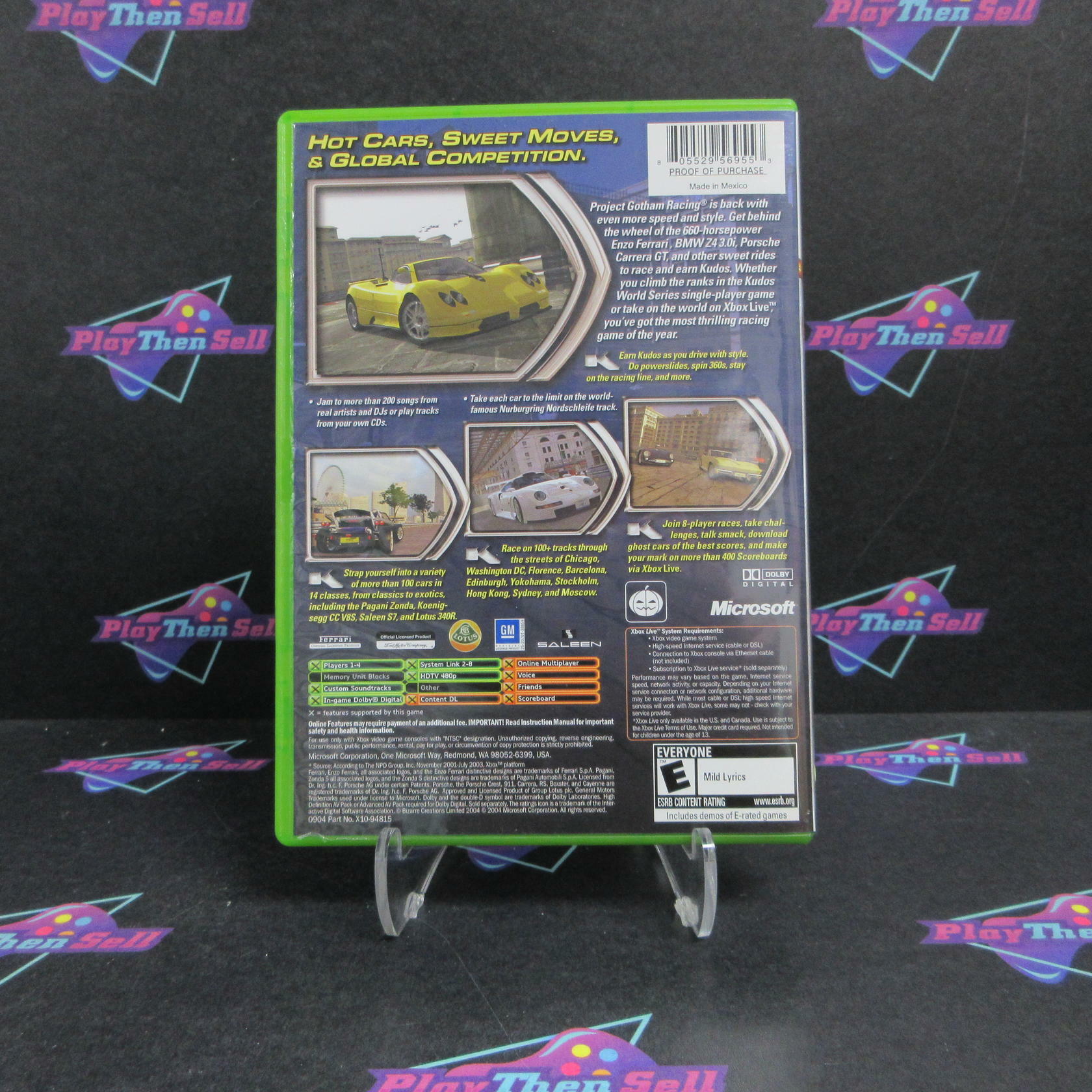 Project Gotham Racing 2 Xbox PH BL Disc Complete - Refurbished