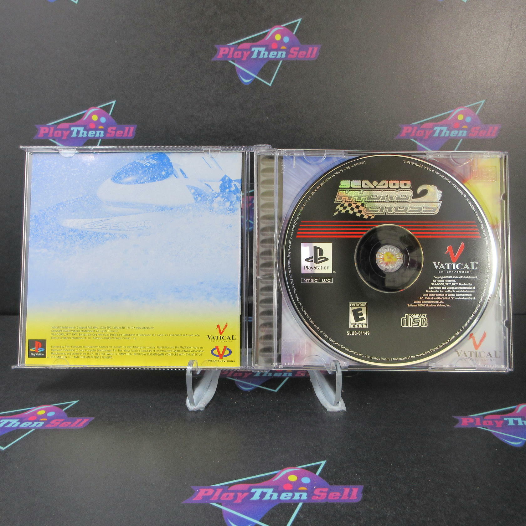 Hydro Cross PS1 PlayStation 1 + Reg Card Complete - Excellent