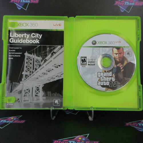 Grand Theft Auto IV - Xbox 360 Complete - Excellent