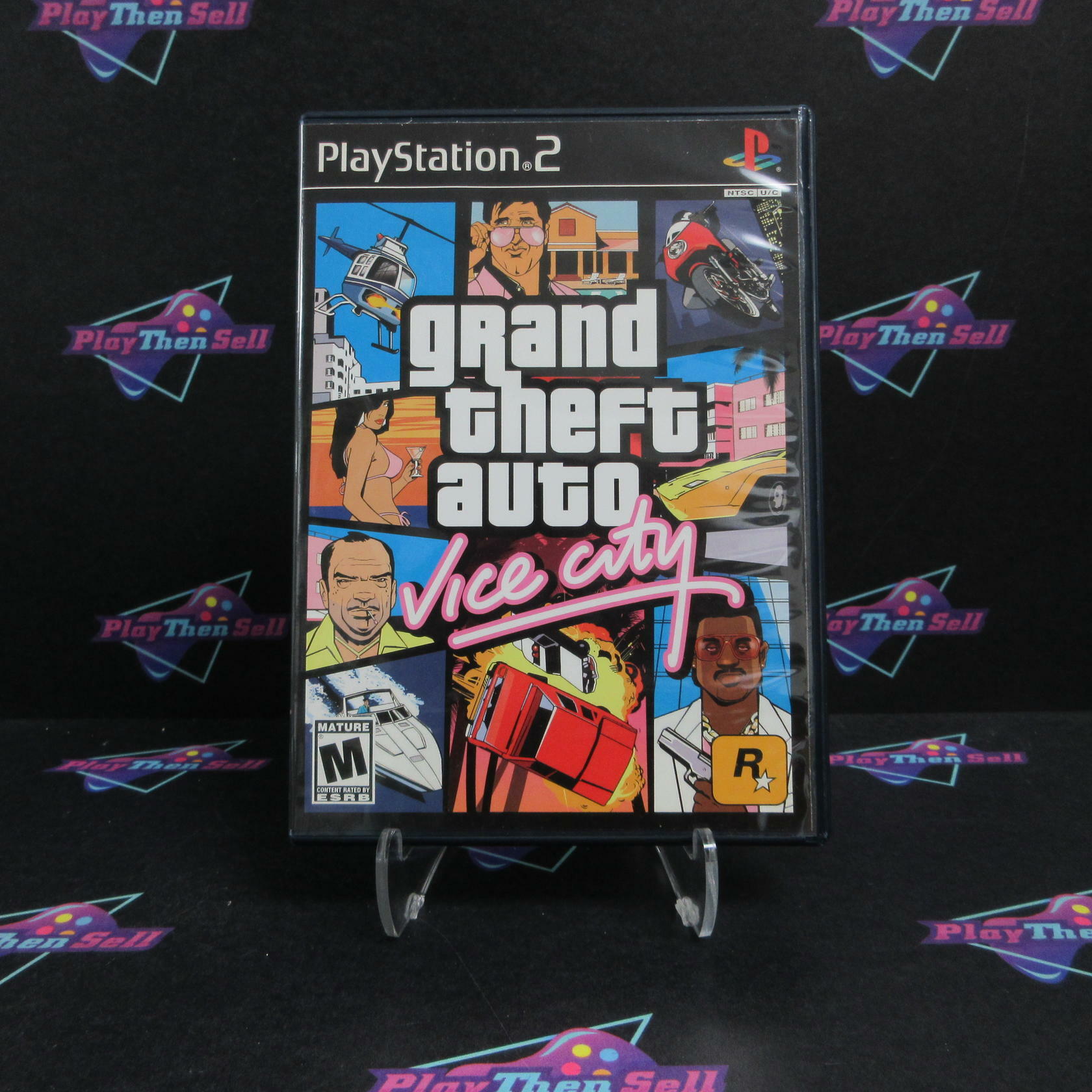 Grand Theft Auto Vice City PlayStation 2 Trilogy Disc + Map Complete - Excellent