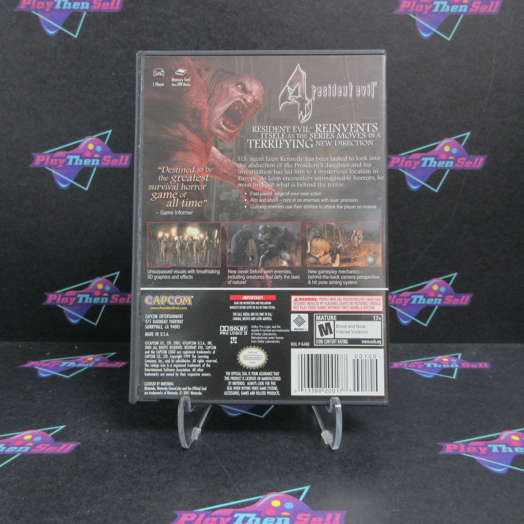 Resident Evil 4 Nintendo GameCube Complete - Refurbished