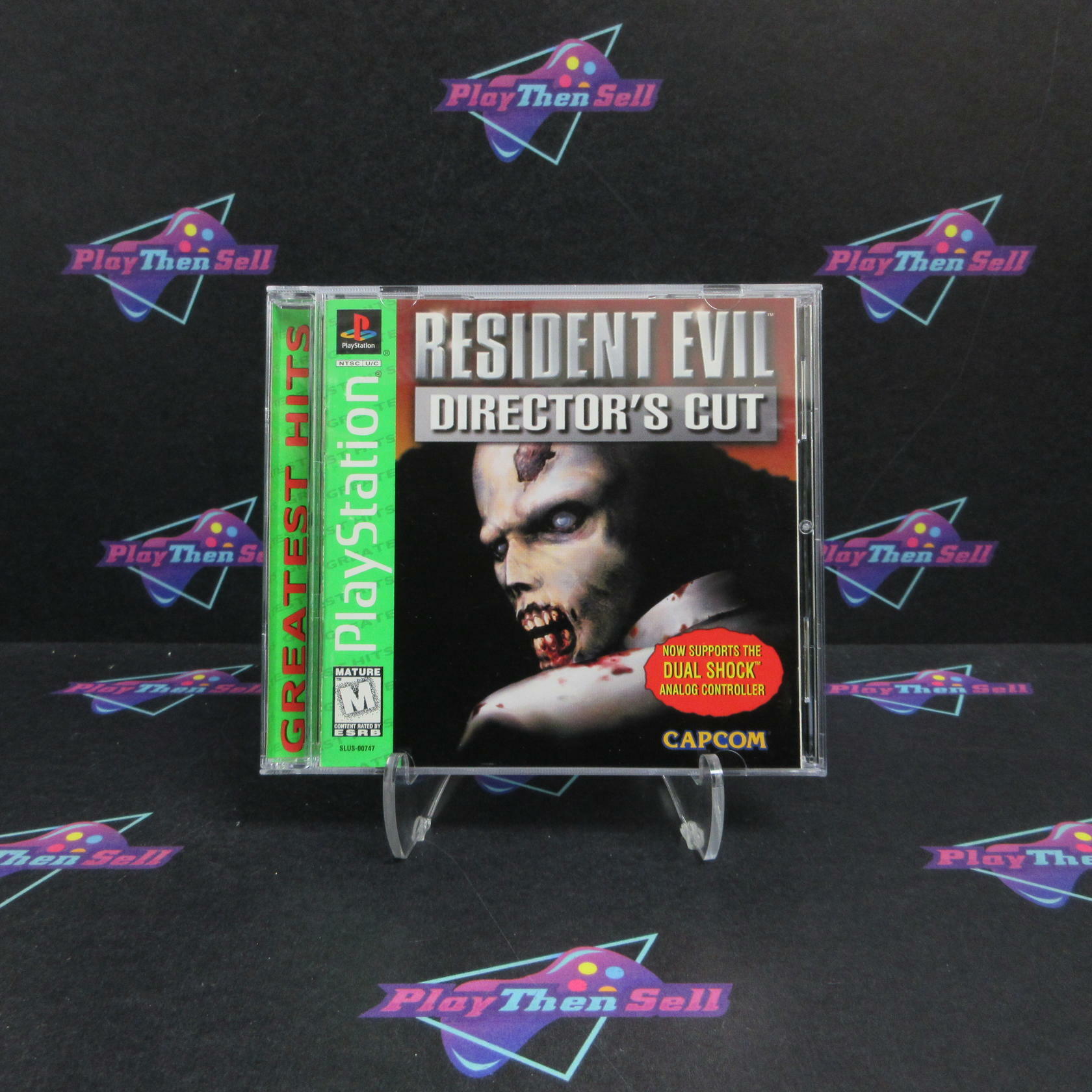 Resident Evil Director's Cut PS1 PlayStation 1 GH +Reg Card Complete - Excellent