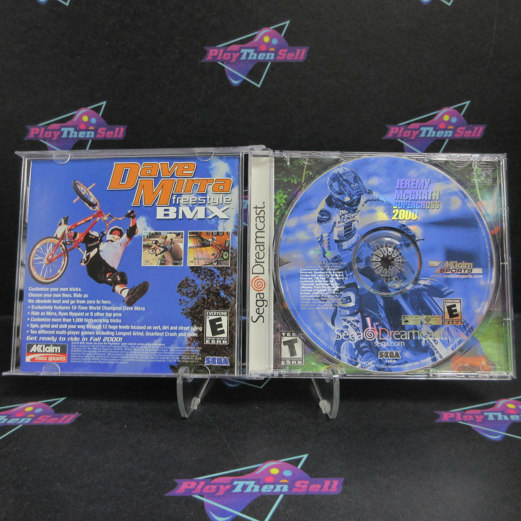 Jeremy McGrath Supercross 2000 Sega Dreamcast + Reg Card Complete - Excellent