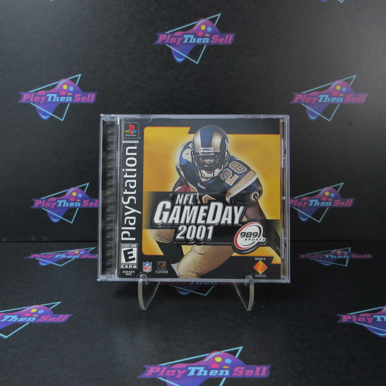 NFL GameDay 2001 PS1 PlayStation 1 + Reg Card Complete - Excellent