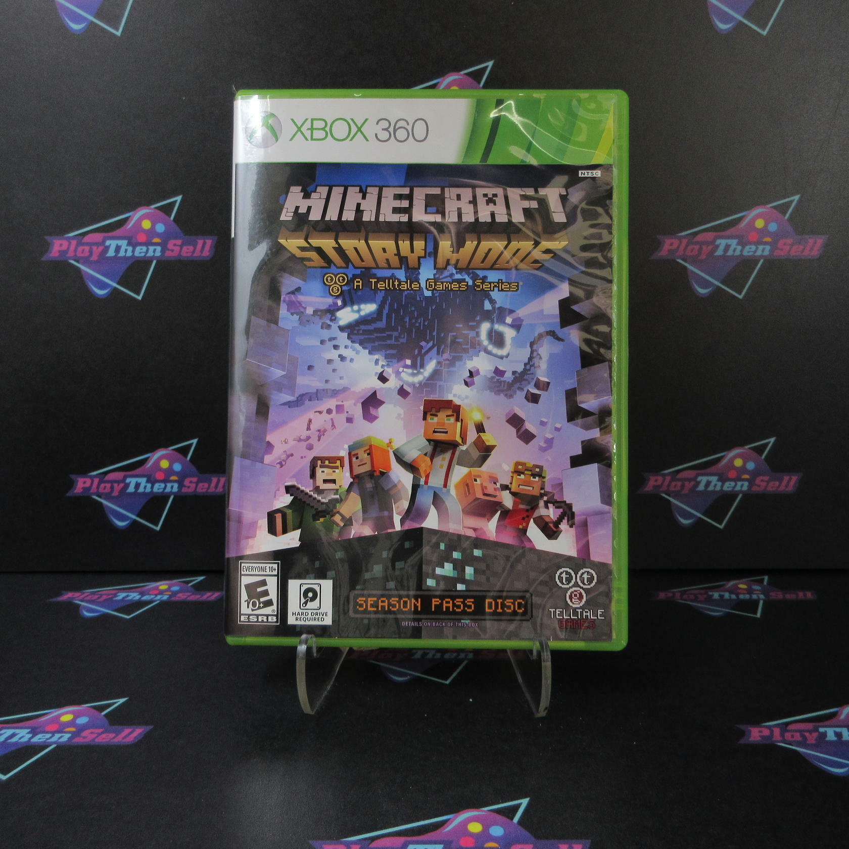 Minecraft Story Mode Season Disc Xbox 360 Complete - Excellent