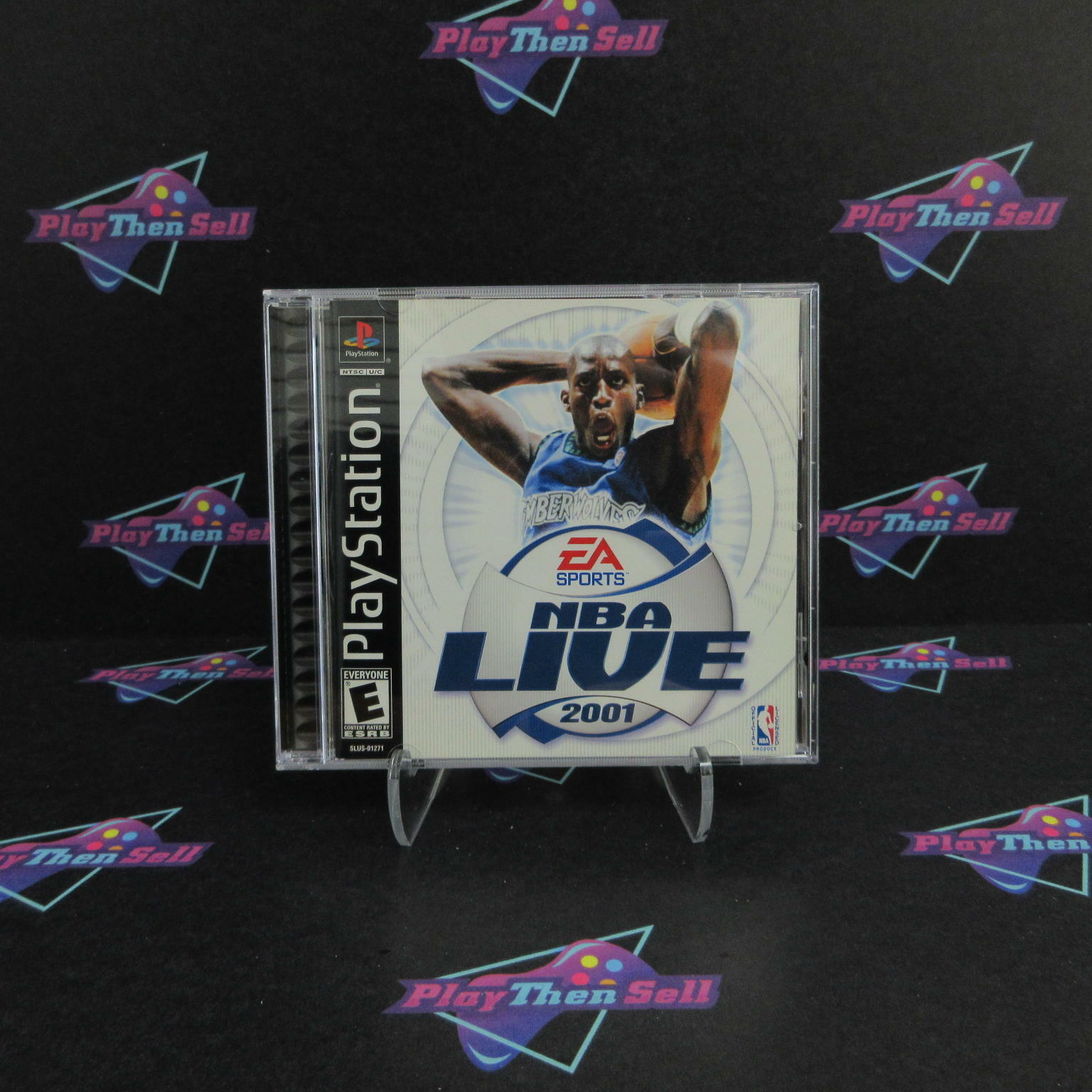 NBA Live 2001 PS1 PlayStation 1 + Reg Card Complete - Excellent