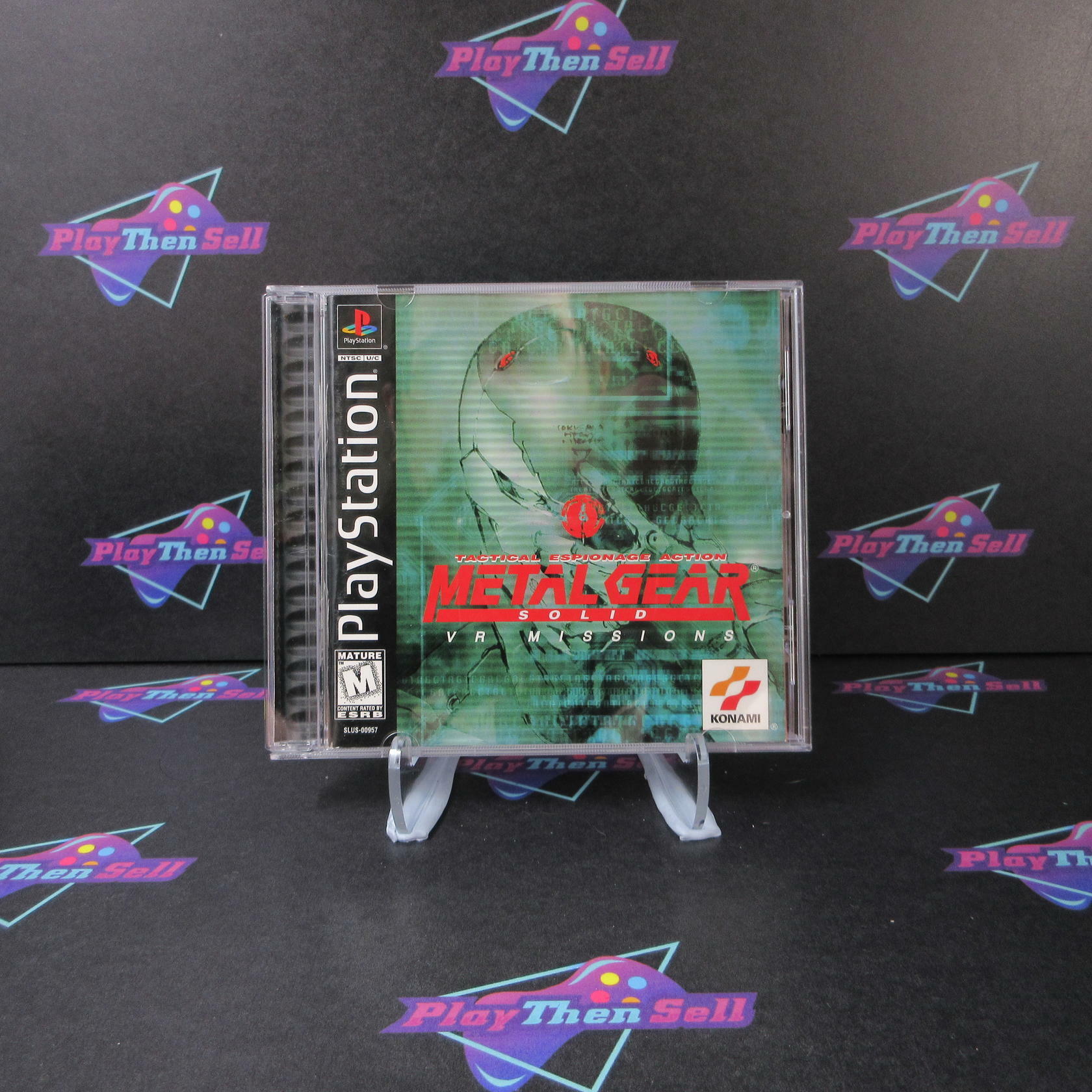 Metal Gear Solid VR Missions PS1 PlayStation 1 + Reg Card Complete - Excellent