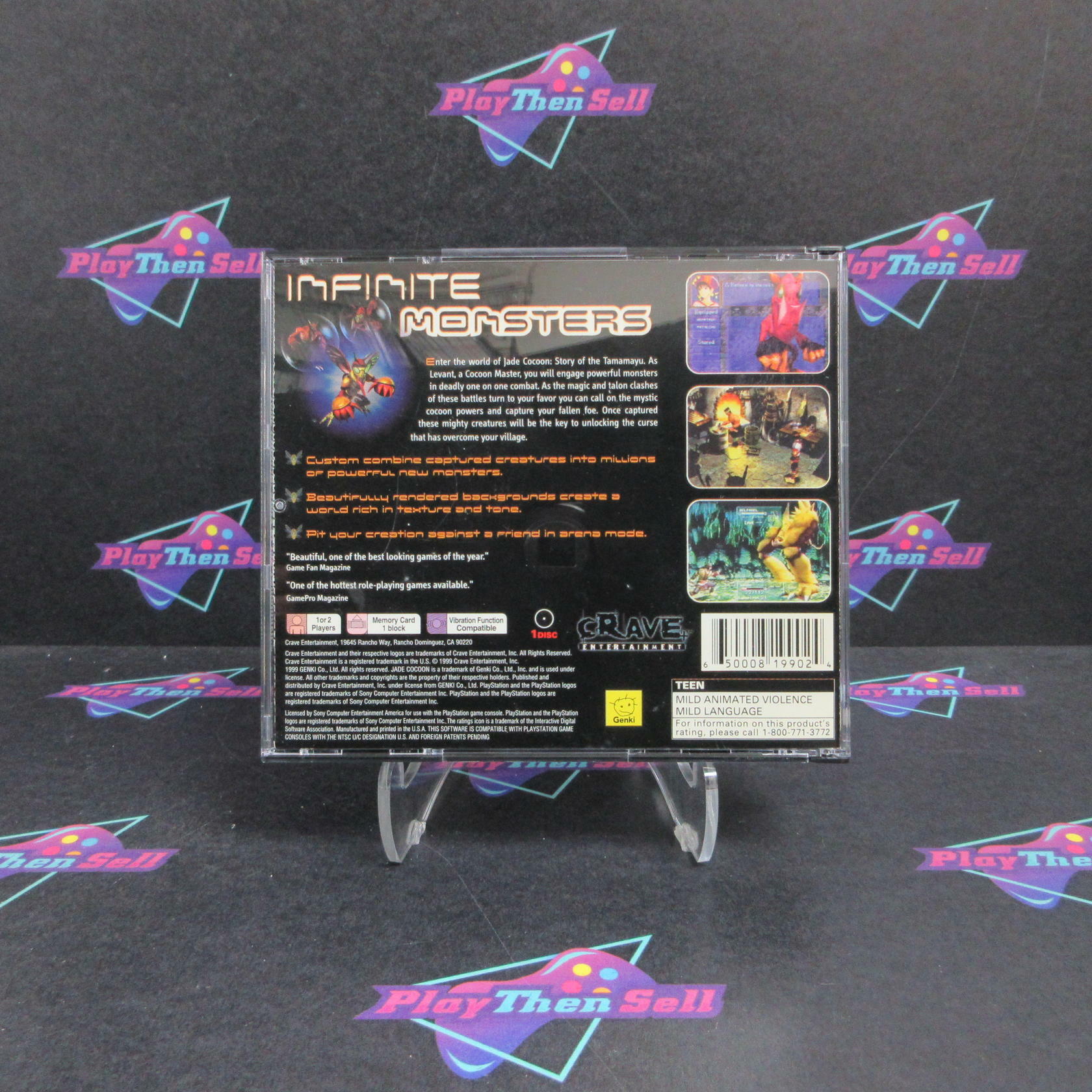 Jade Cocoon PS1 PlayStation 1 + Reg Card Complete - Excellent
