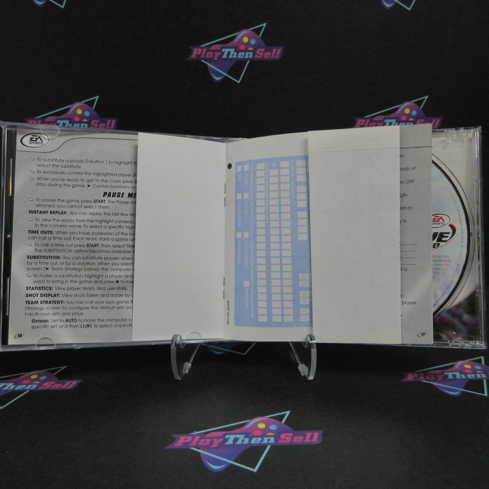 NBA Live 2000 PS1 PlayStation 1 + Reg Card Complete - Excellent