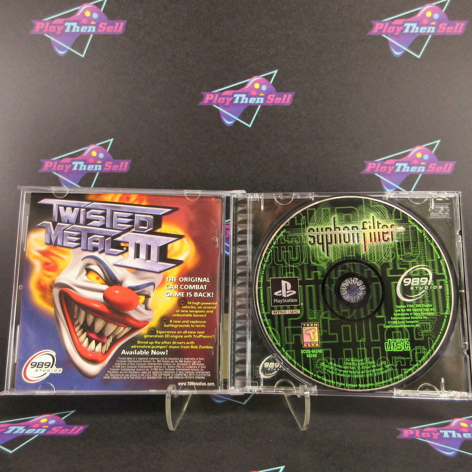 Syphon Filter PS1 PlayStation 1 Complete - Excellent