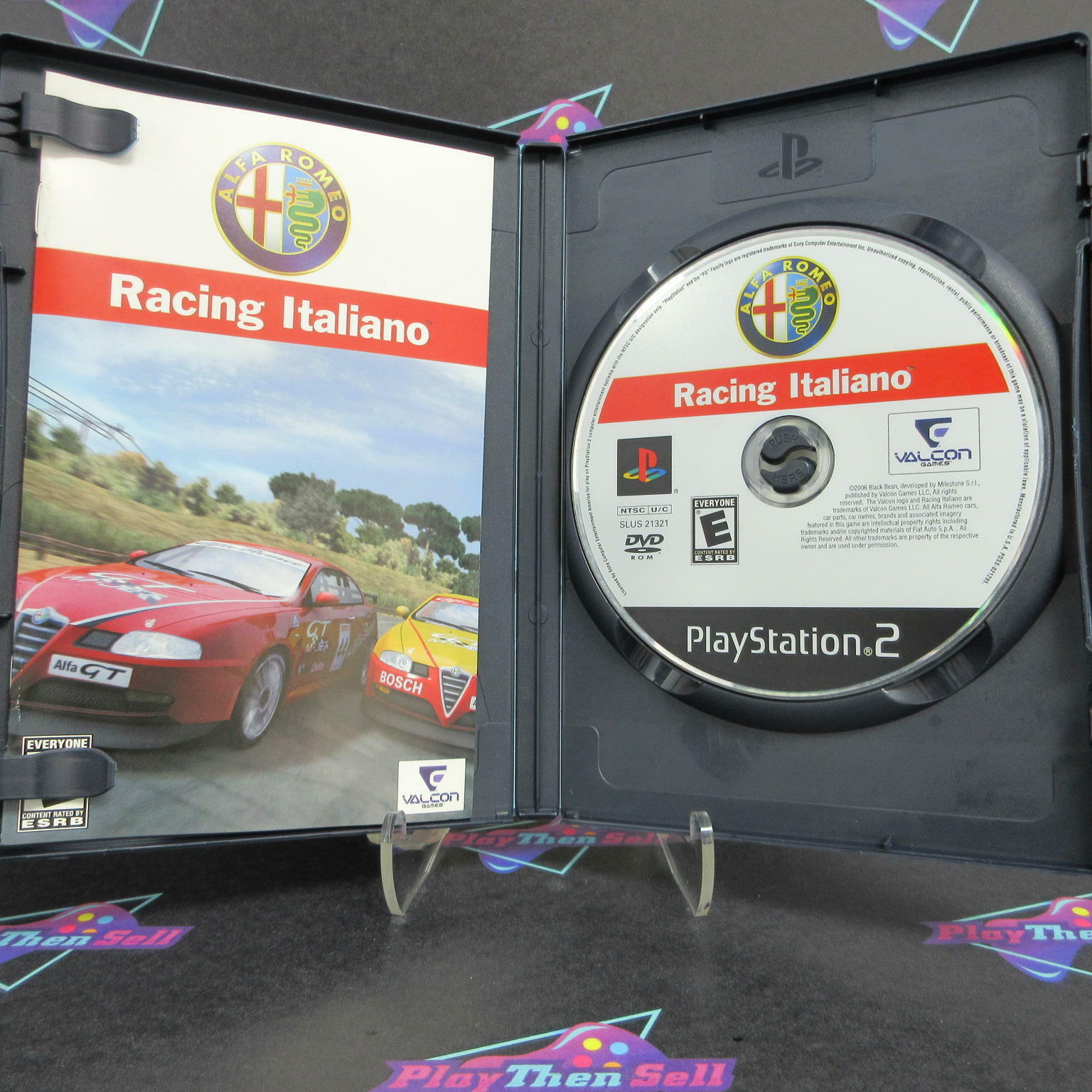 Alfa Romeo Racing Italiano PS2 PlayStation 2 Complete - Excellent