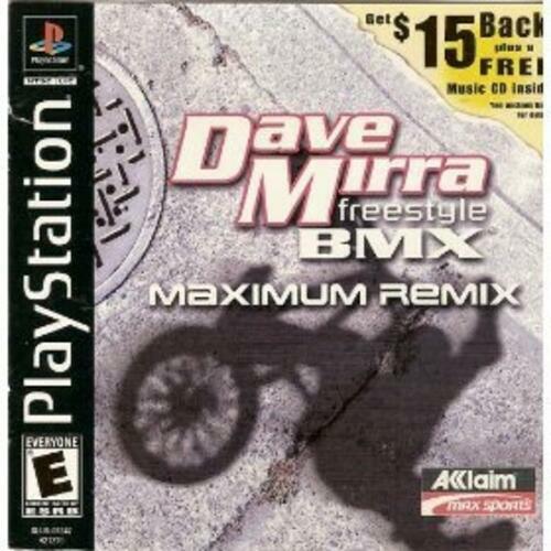 Dave Mirra Freestyle BMX Maximum Remix PS1 PlayStation 1 + CD / Reg - Excellent