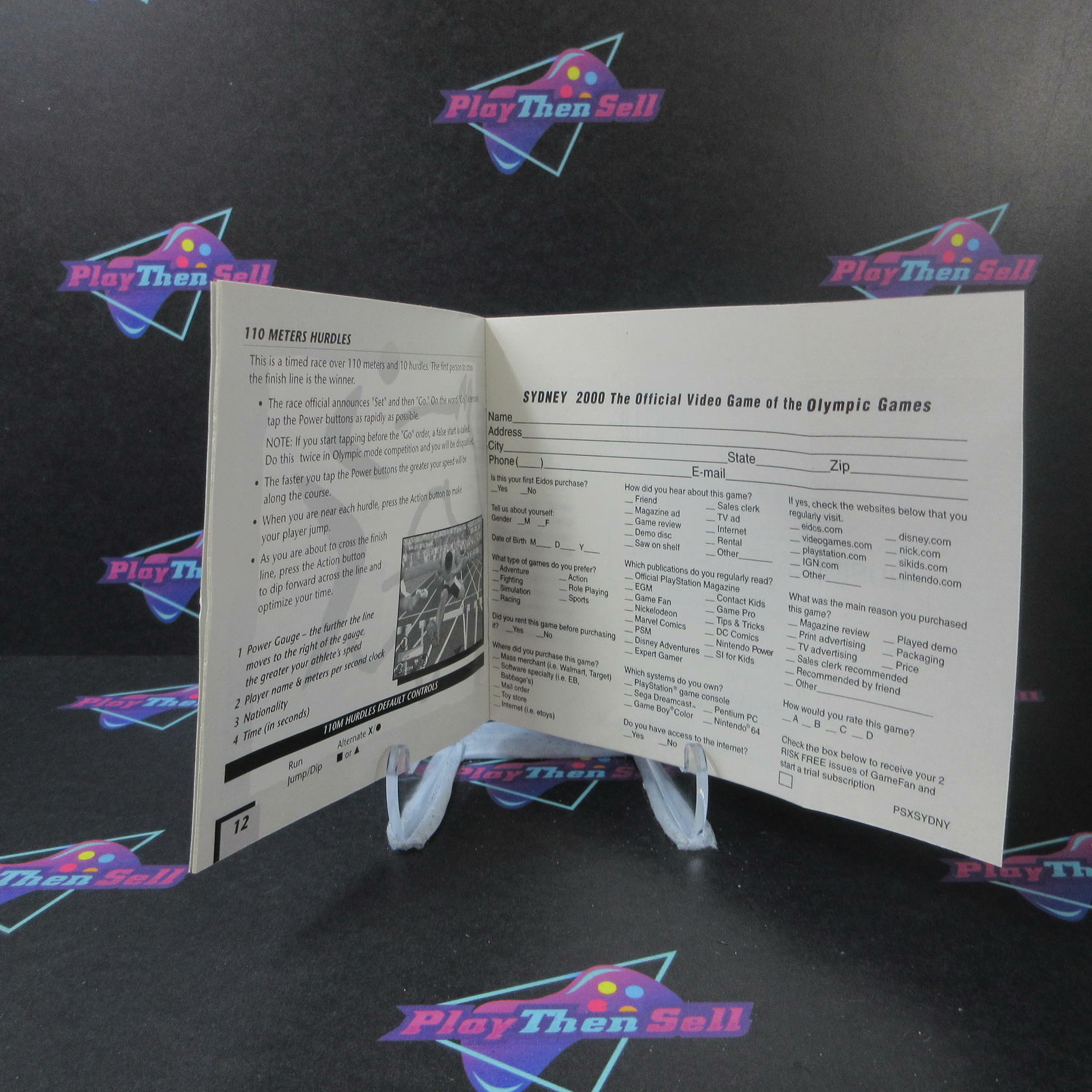 Sydney 2000 PS1 PlayStation 1 + Reg Card Complete - Excellent