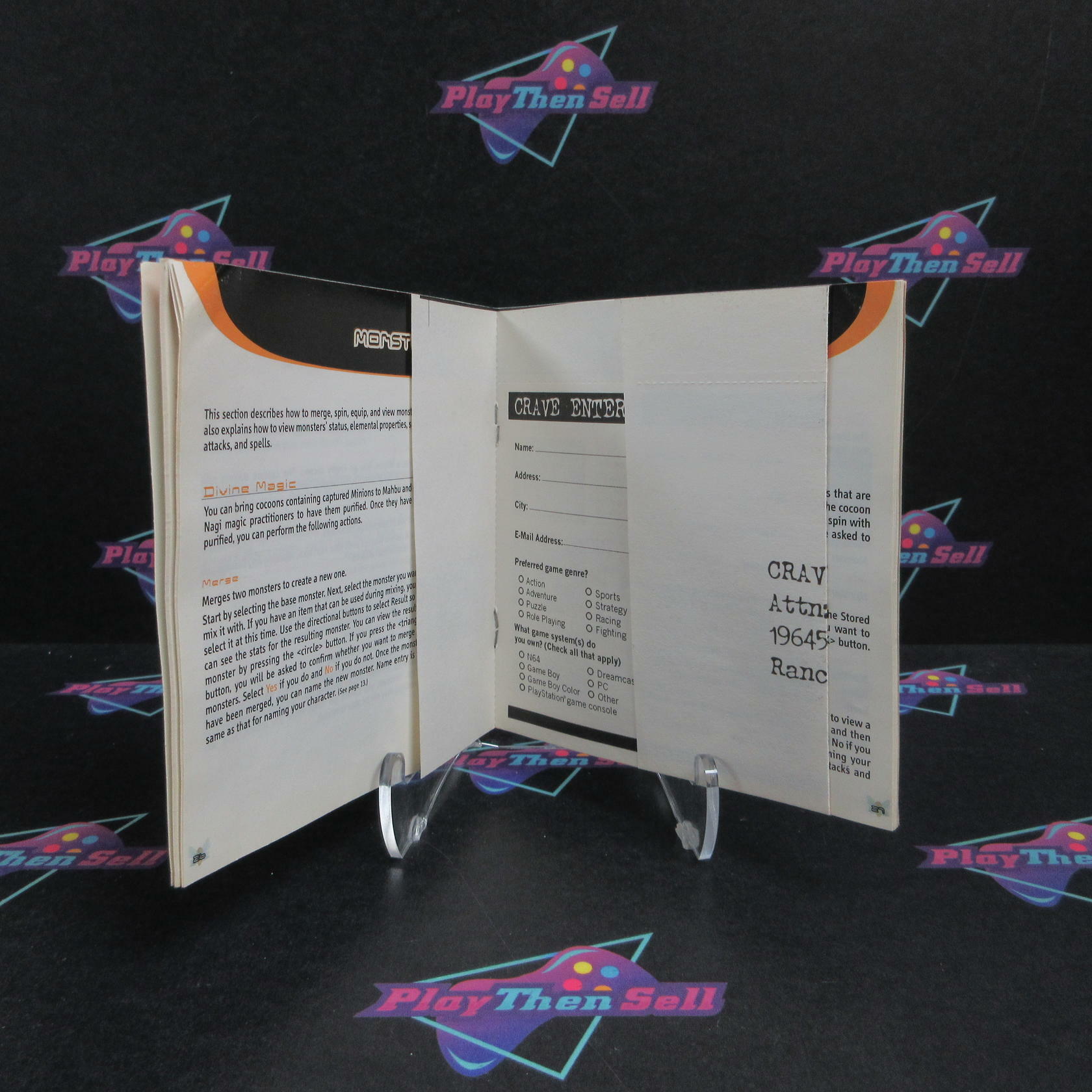 Jade Cocoon PS1 PlayStation 1 + Reg Card Complete - Excellent