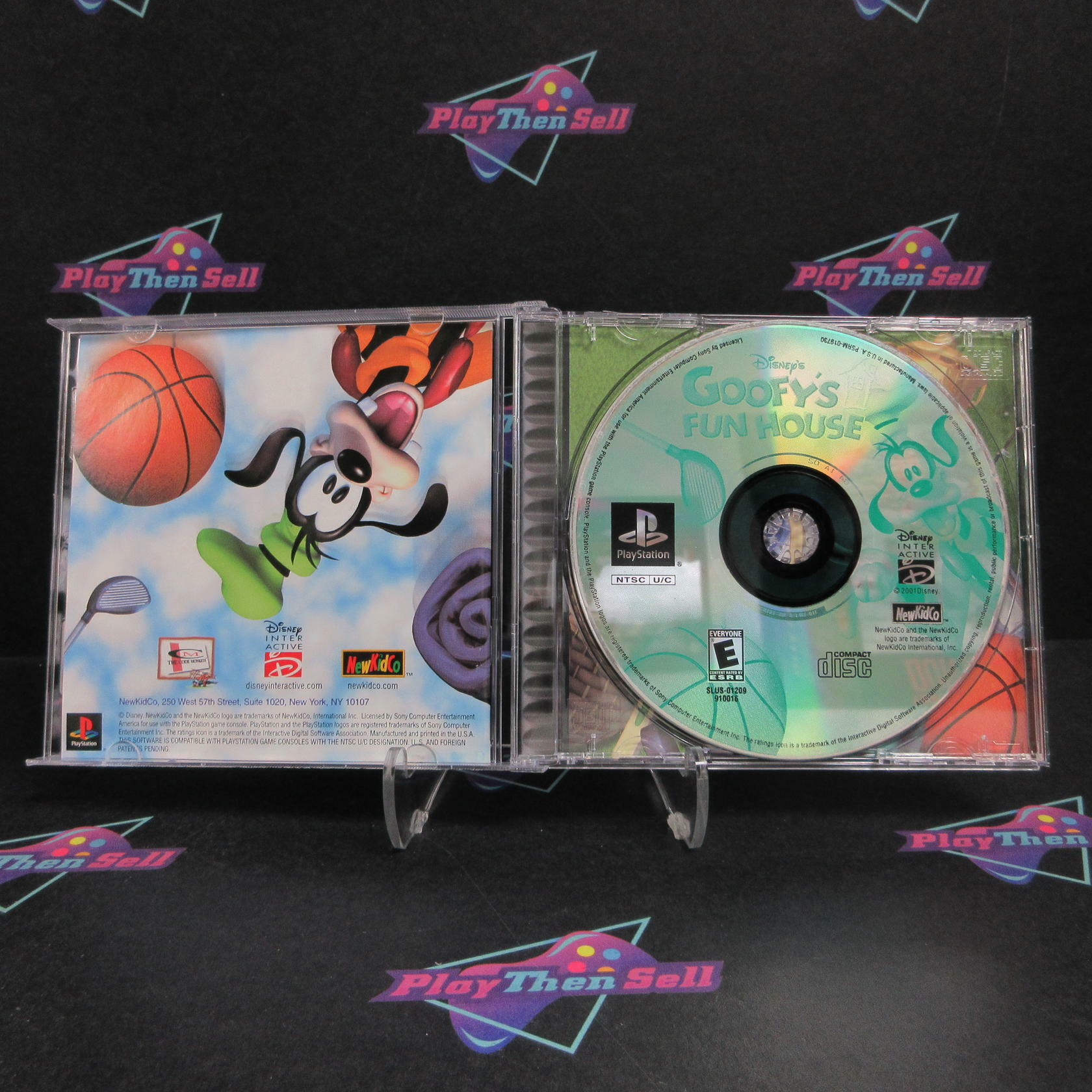 Disney's Goofy's Fun House PS1 PlayStation 1 + Reg Card Complete - Excellent