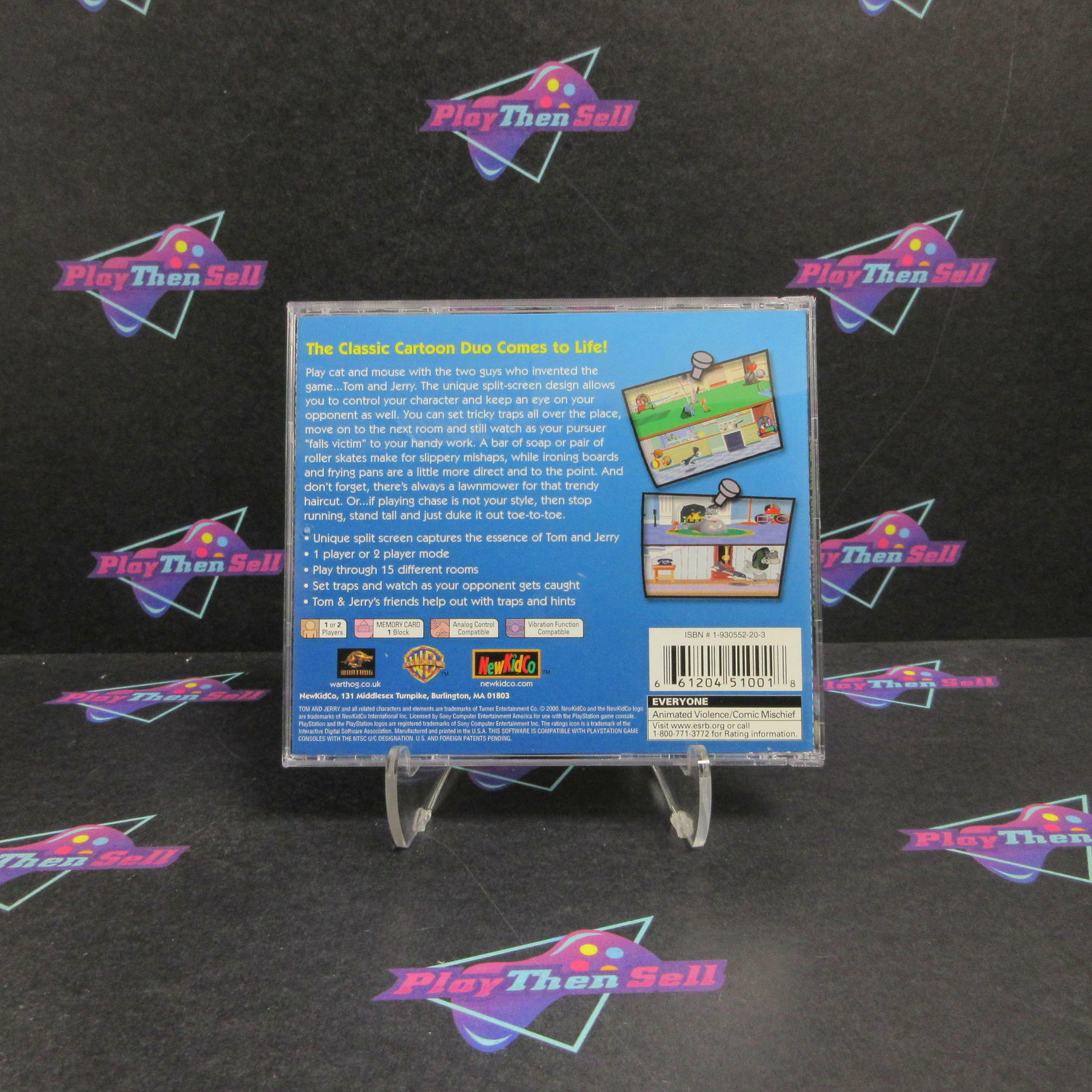 Tom And Jerry Mouse Trap PS1 PlayStation 1 + Reg Card Complete - Excellent
