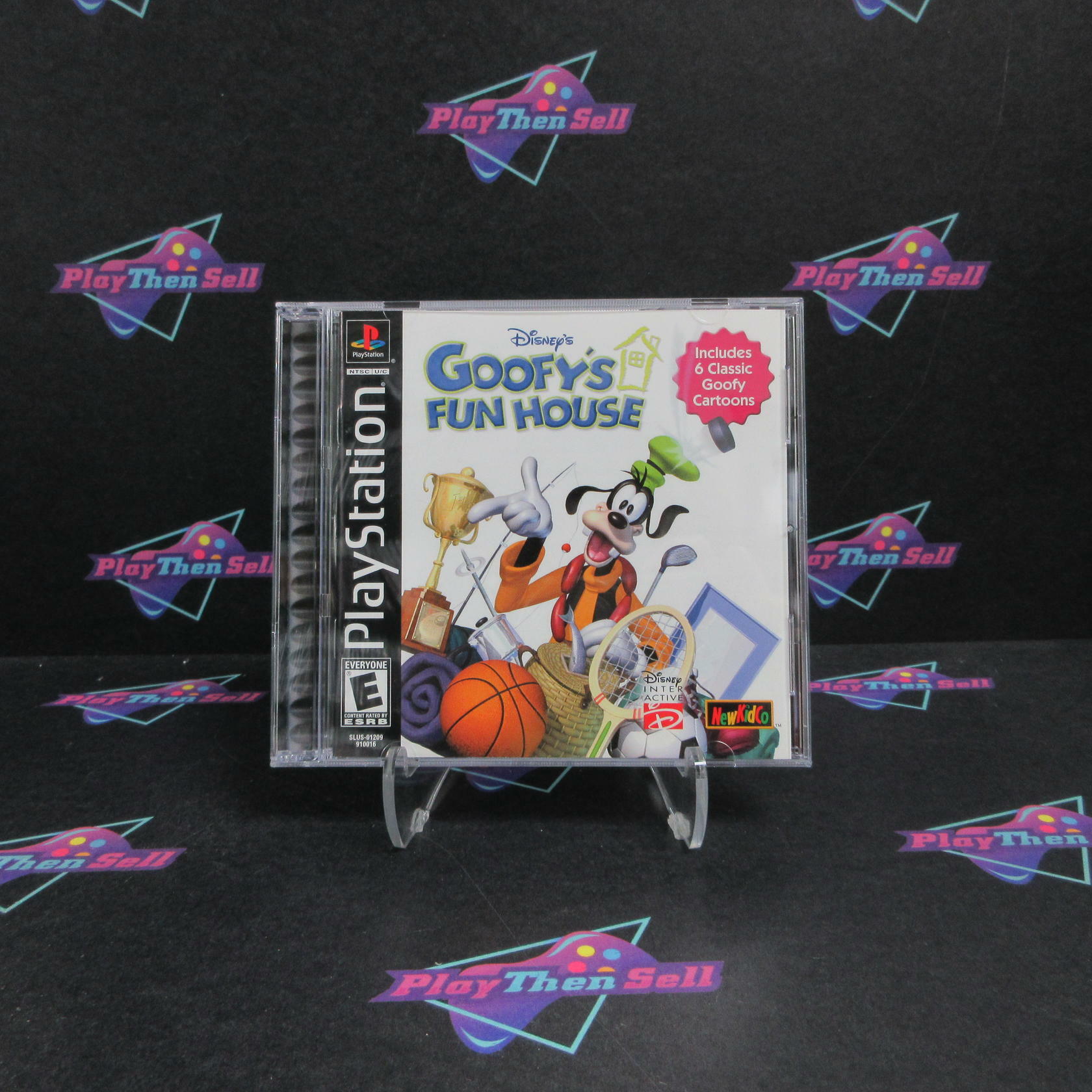 Disney's Goofy's Fun House PS1 PlayStation 1 + Reg Card Complete - Excellent