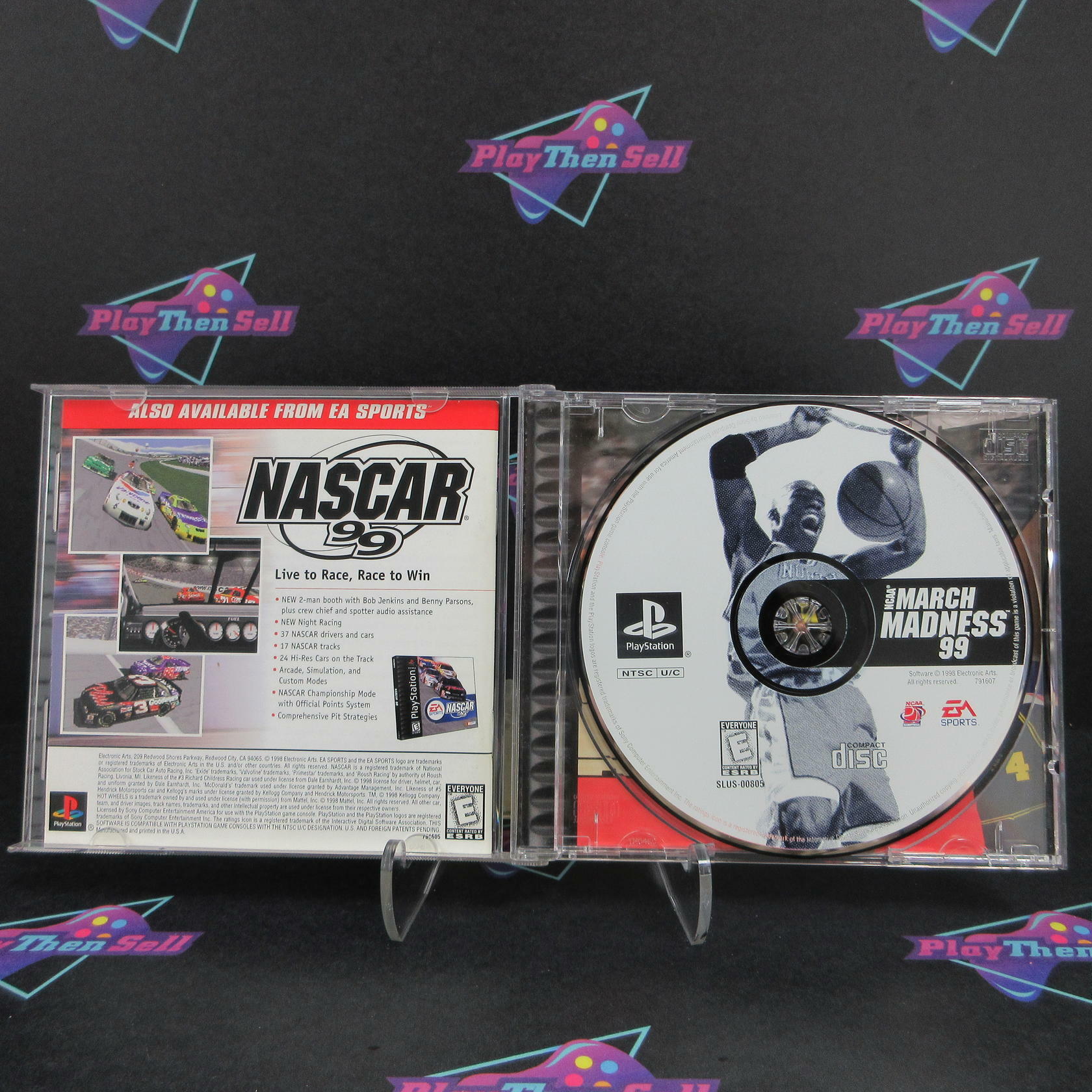 NCAA March Madness 99 PS1 PlayStation 1 + Reg Card Complete - Excellent