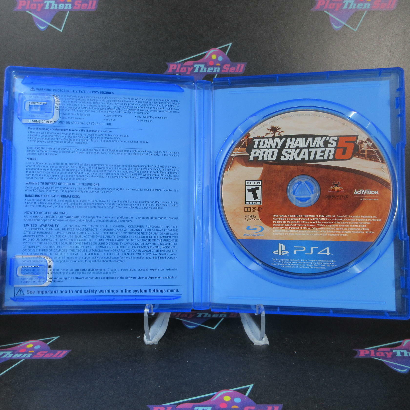 Tony Hawk's Pro Skater 5 PS4 PlayStation 4 Complete - Excellent