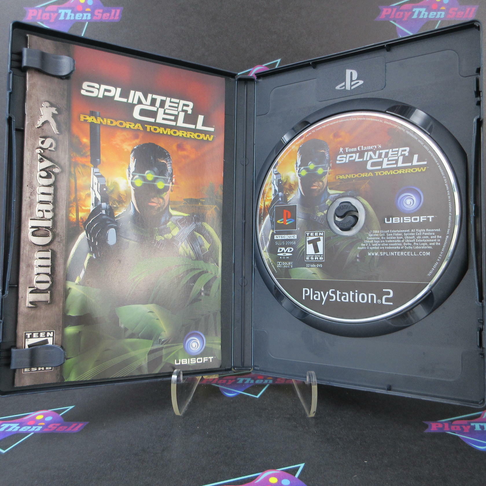 Splinter Cell Pandora Tomorrow PS2 PlayStation 2 + Reg Card Complete - Excellent