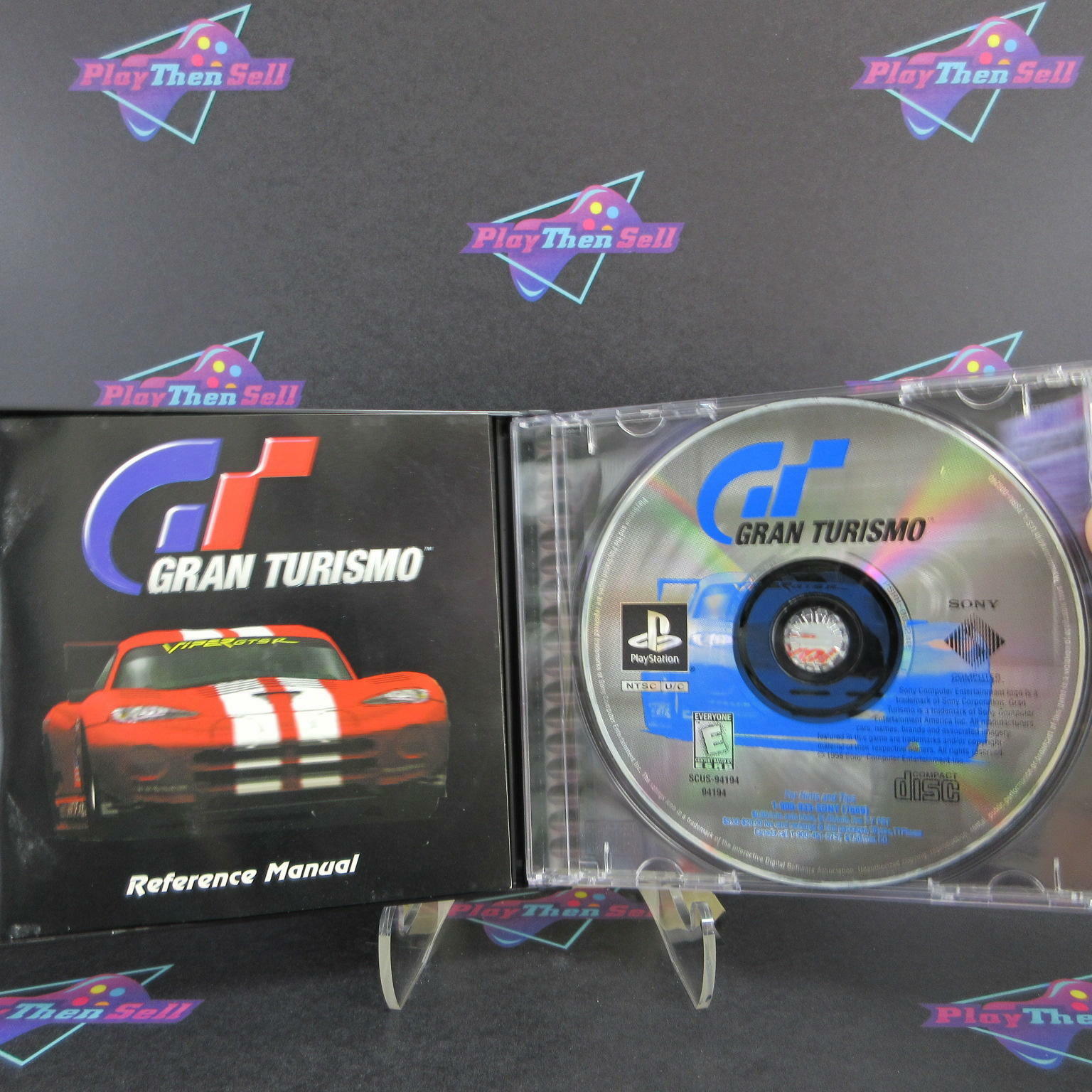 Gran Turismo PS1 PlayStation 1 Black Label Complete - Excellent