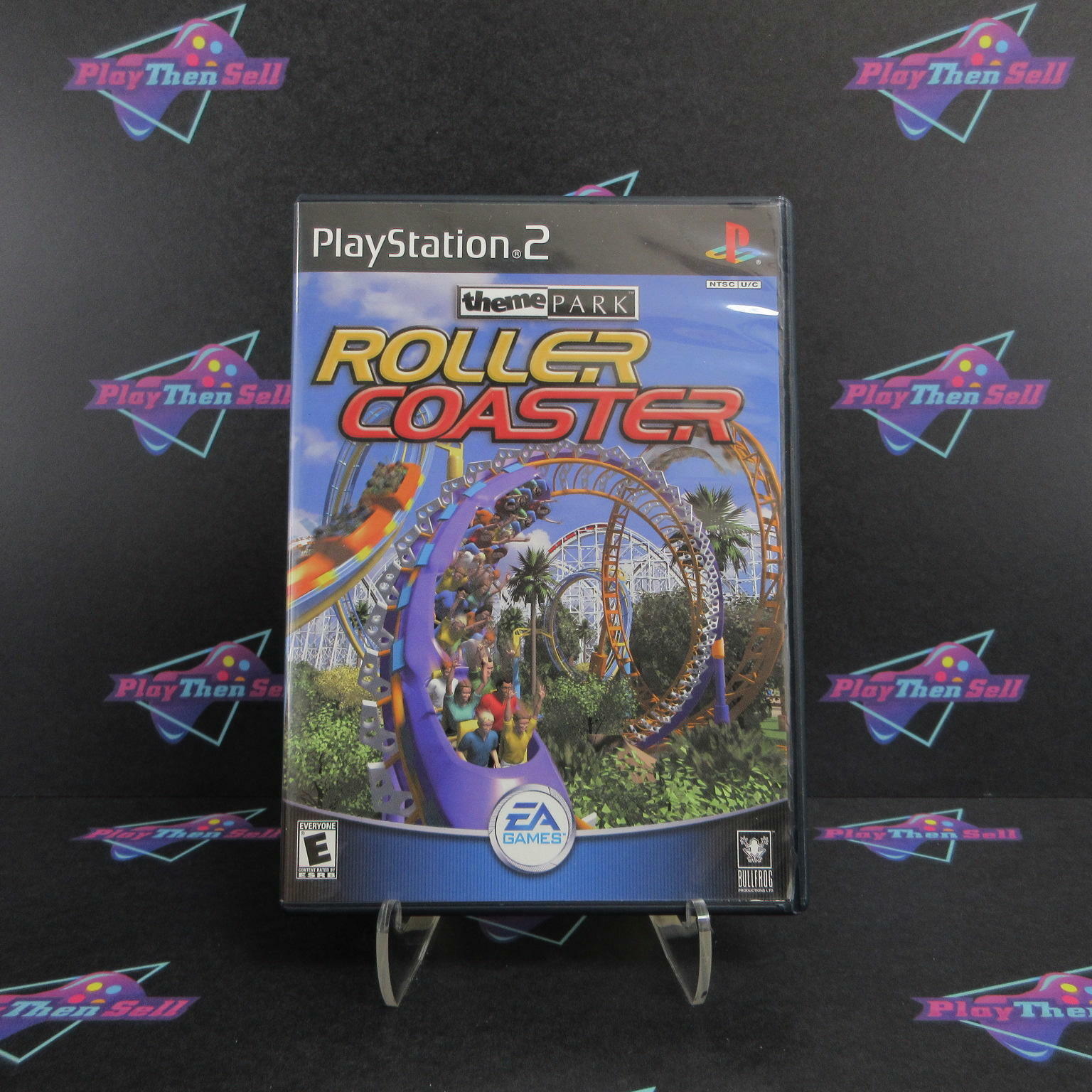 Theme Park Roller Coaster PS2 PlayStation 2 + Reg Card Complete - Excellent