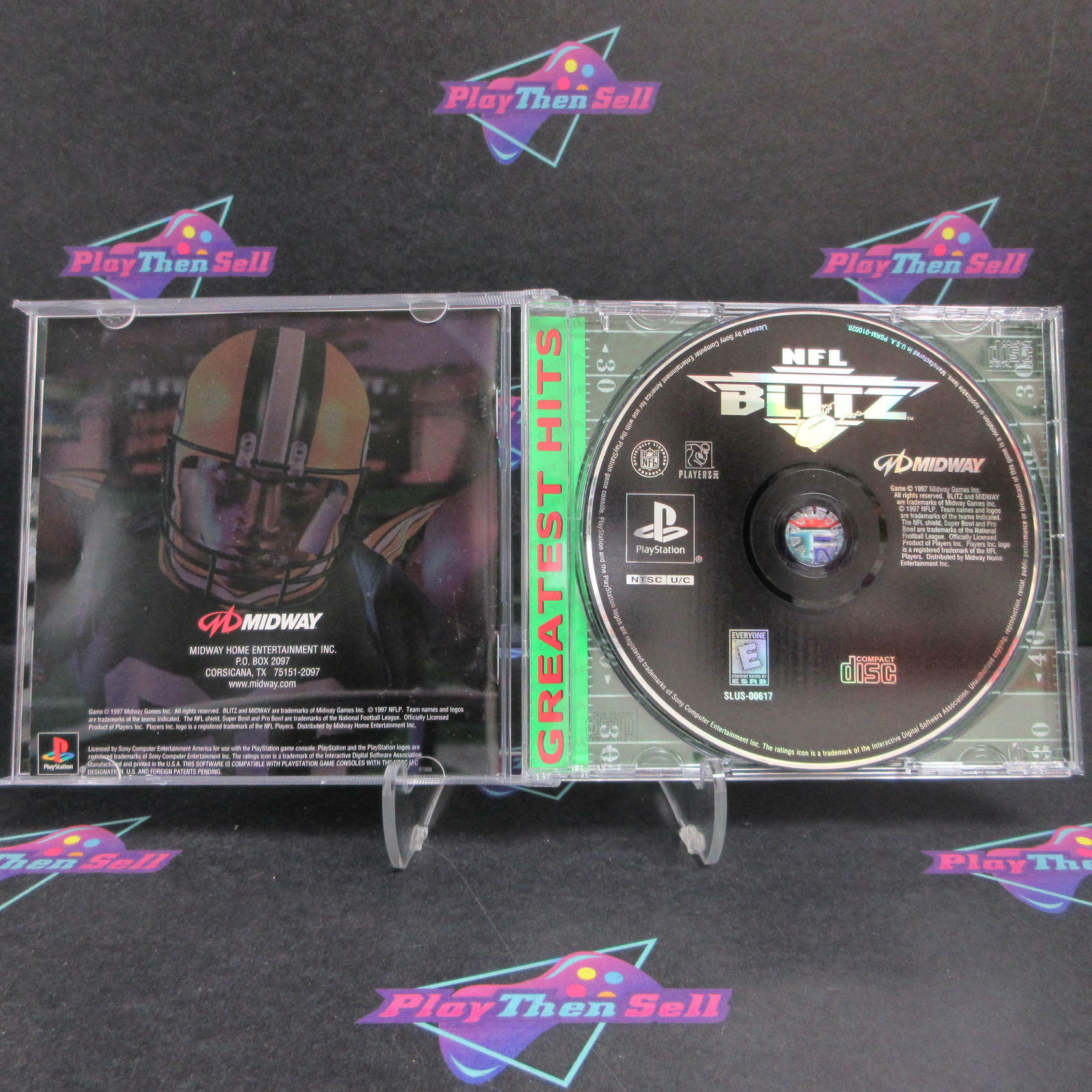 NFL Blitz PS1 PlayStation 1 GH + Reg Card Complete - Excellent