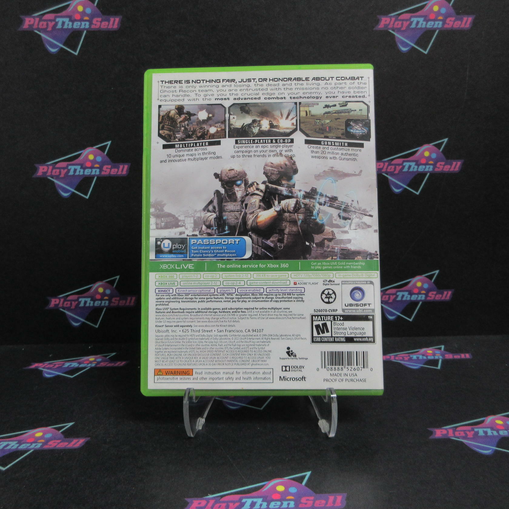 Tom Clancy's Ghost Recon Future Soldier Xbox 360 PH Complete - Excellent