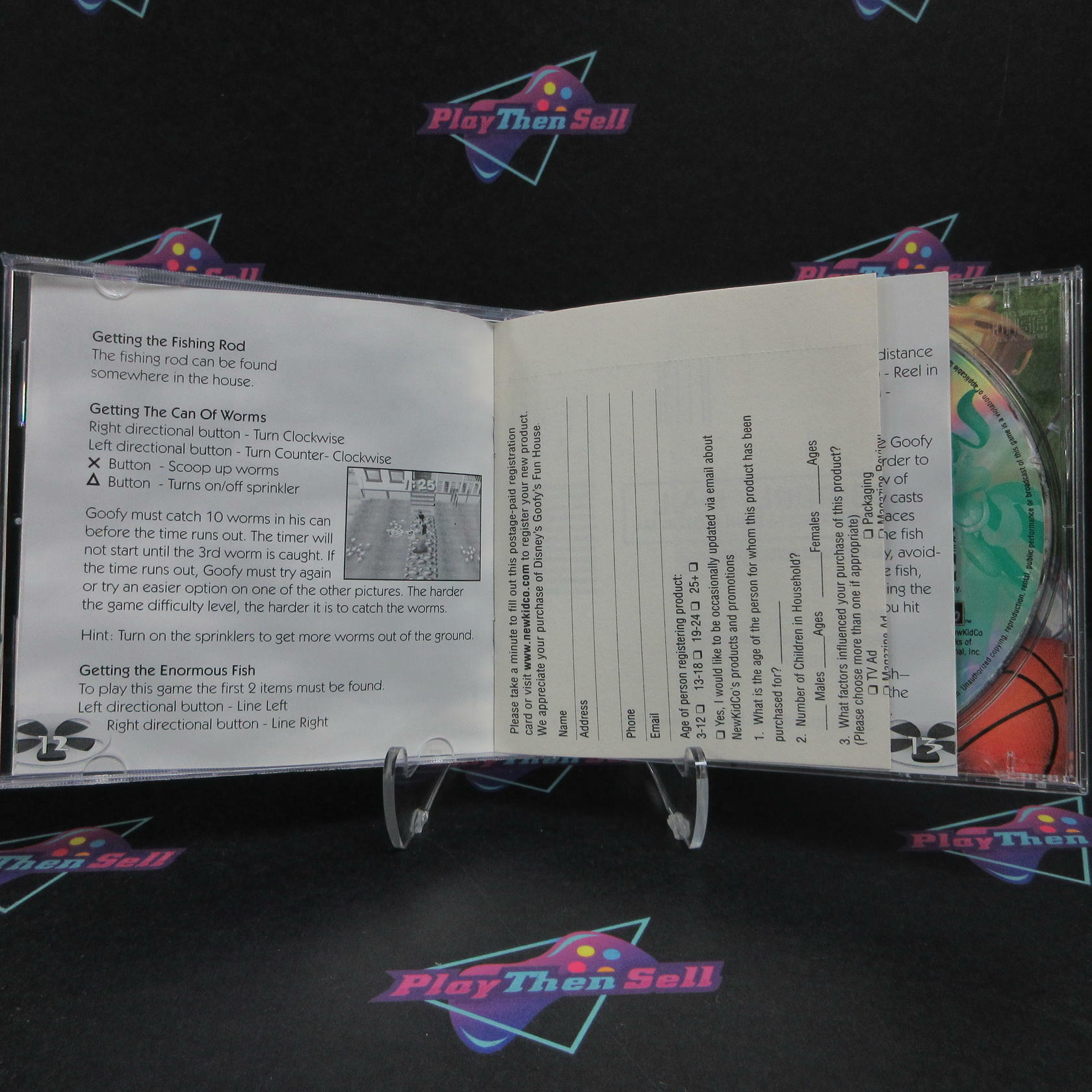 Disney's Goofy's Fun House PS1 PlayStation 1 + Reg Card Complete - Excellent