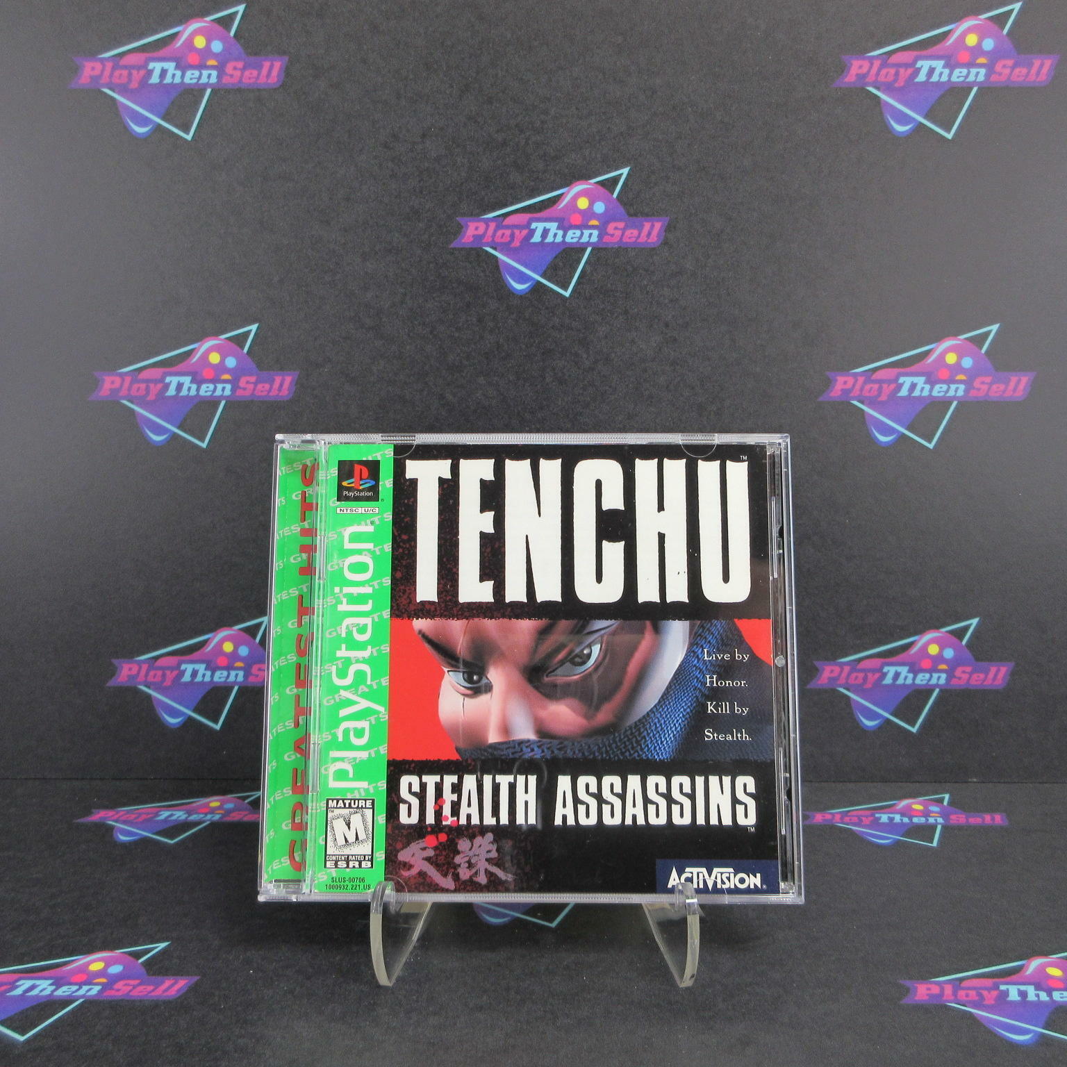 Tenchu Stealth Assassins PS1 PlayStation 1 GH + Reg Card Complete - Excellent
