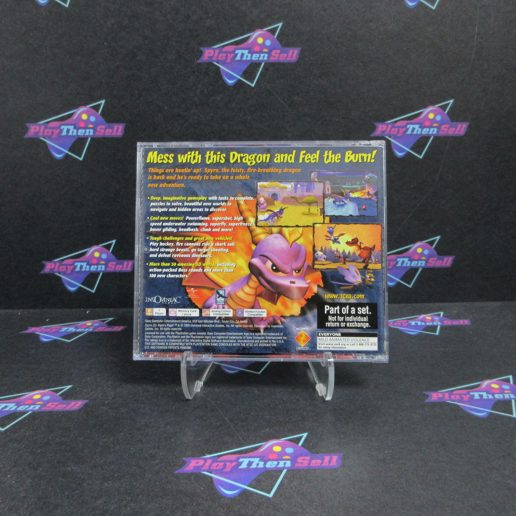 Spyro 2 Ripto's Rage Collector's Edition PS1 PlayStation 1 Complete - Excellent