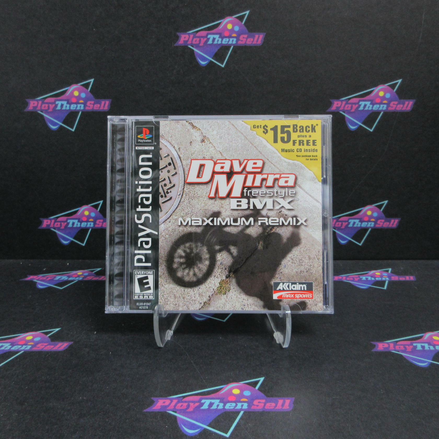 Dave Mirra Freestyle BMX Maximum Remix PS1 PlayStation 1 + CD / Reg - Excellent