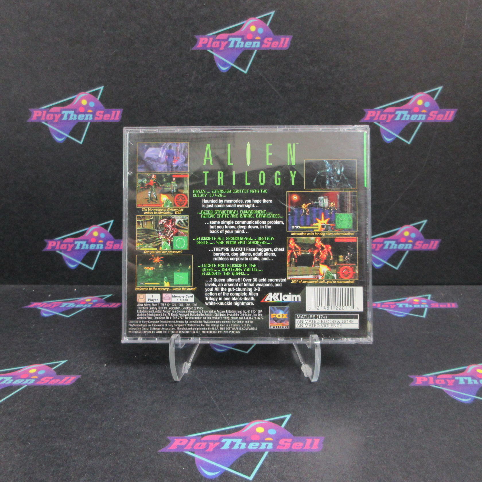 Alien Trilogy PS1 PlayStation 1 GH + Reg Card Complete - Excellent