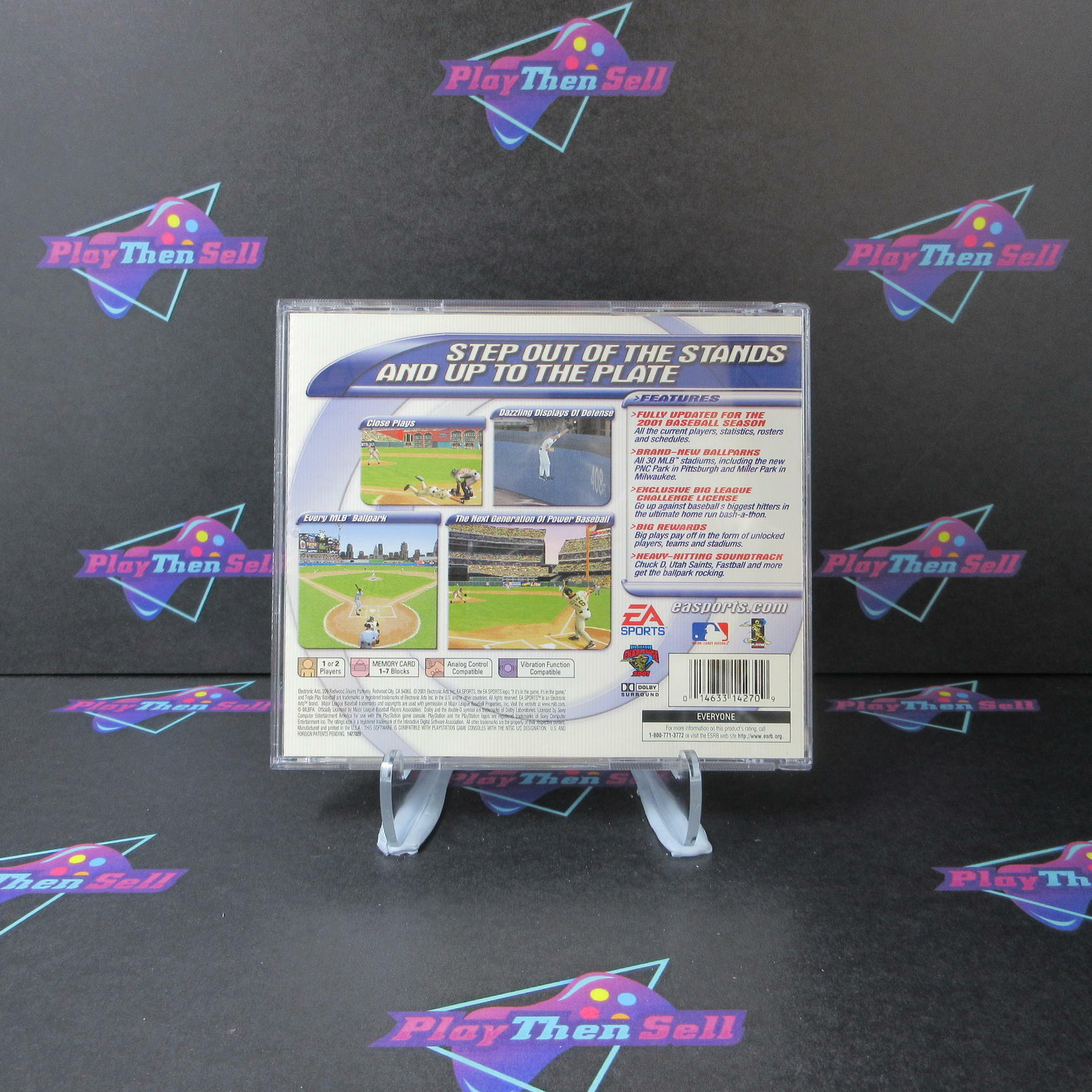 Triple Play Baseball PS1 PlayStation 1 + Reg Card Complete - Excellent