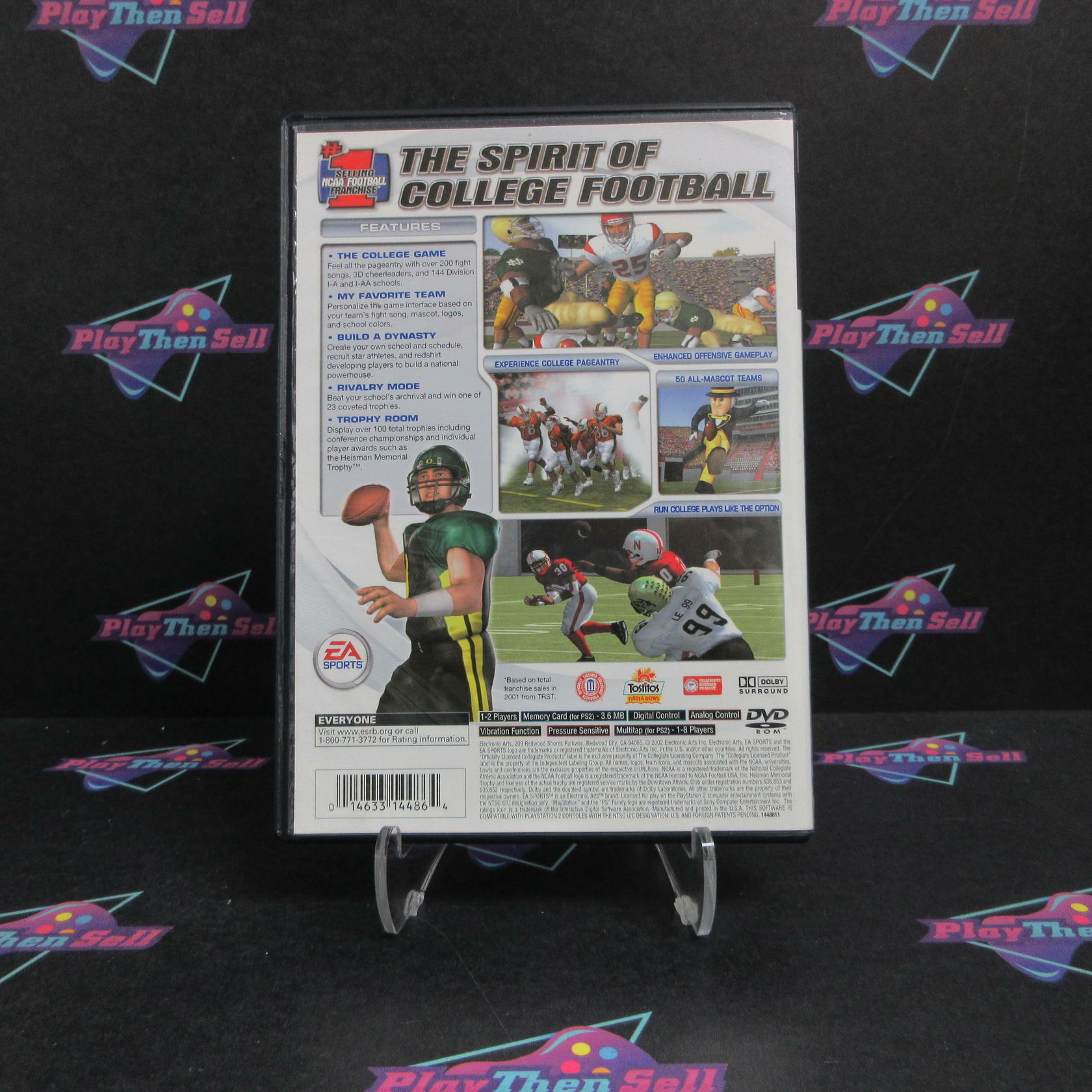 NCAA Football 2003 PS2 PlayStation 2 + Reg Card Complete - Excellent