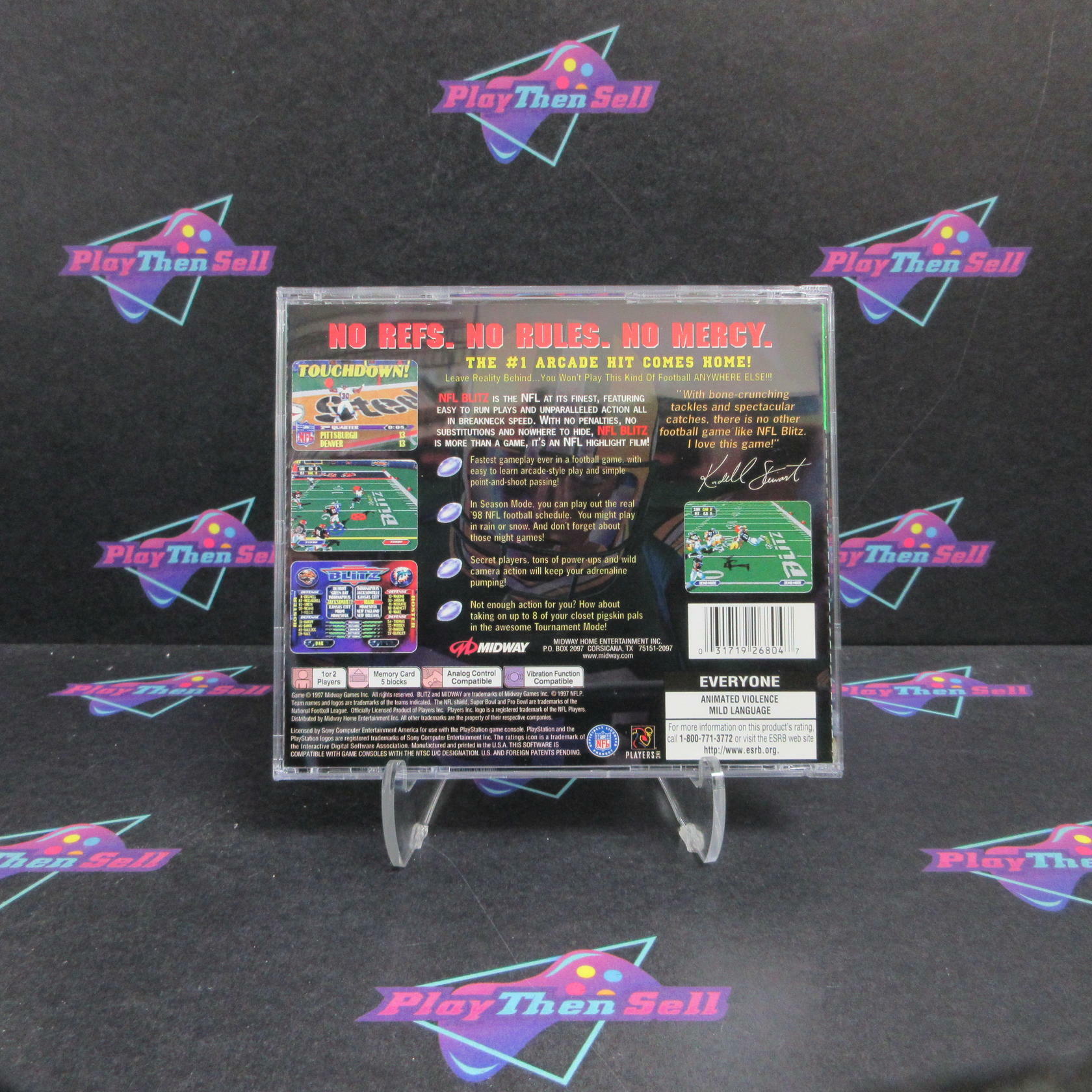 NFL Blitz PS1 PlayStation 1 GH + Reg Card Complete - Excellent