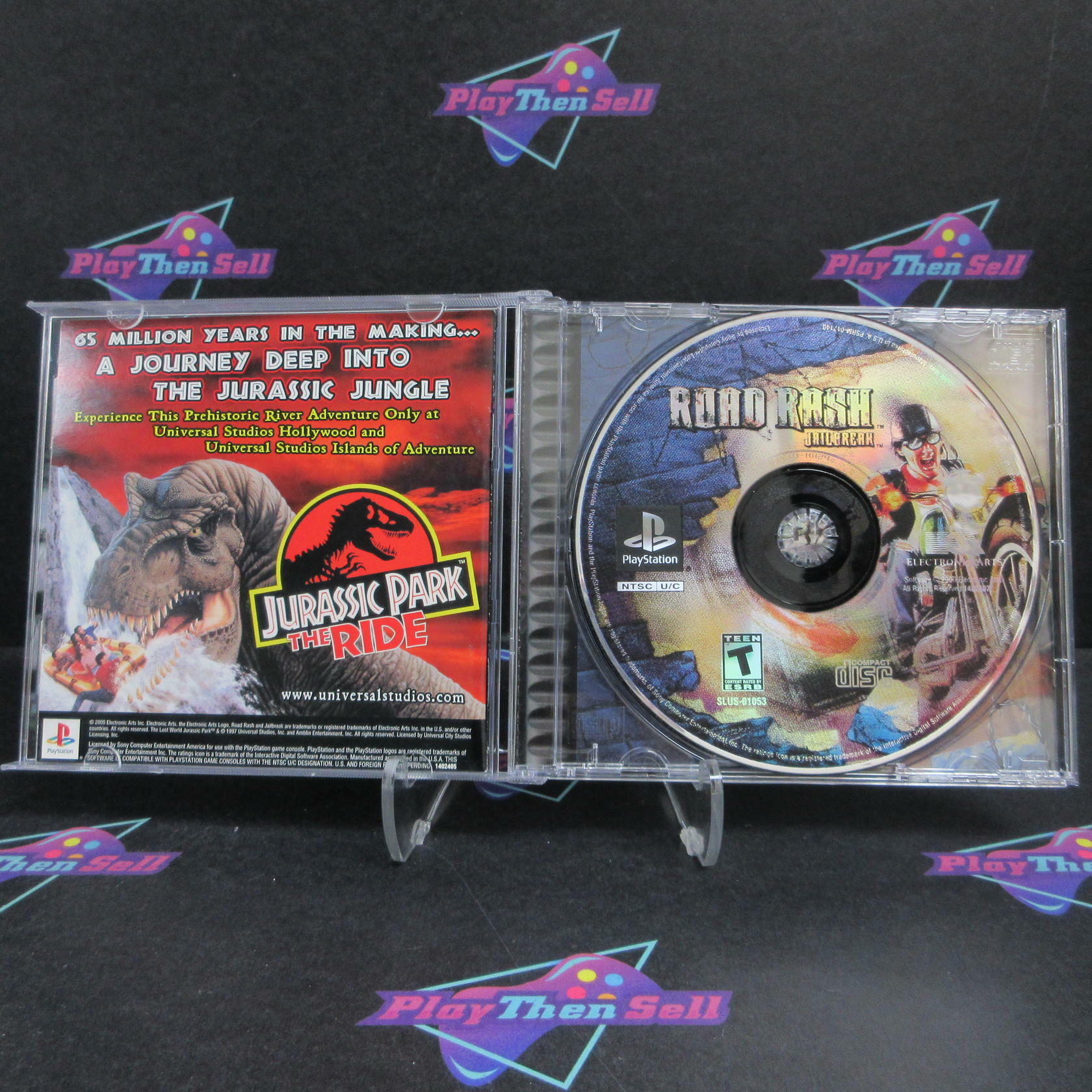 Road Rash Jailbreak PS1 PlayStation 1 + Reg Card Complete - Excellent