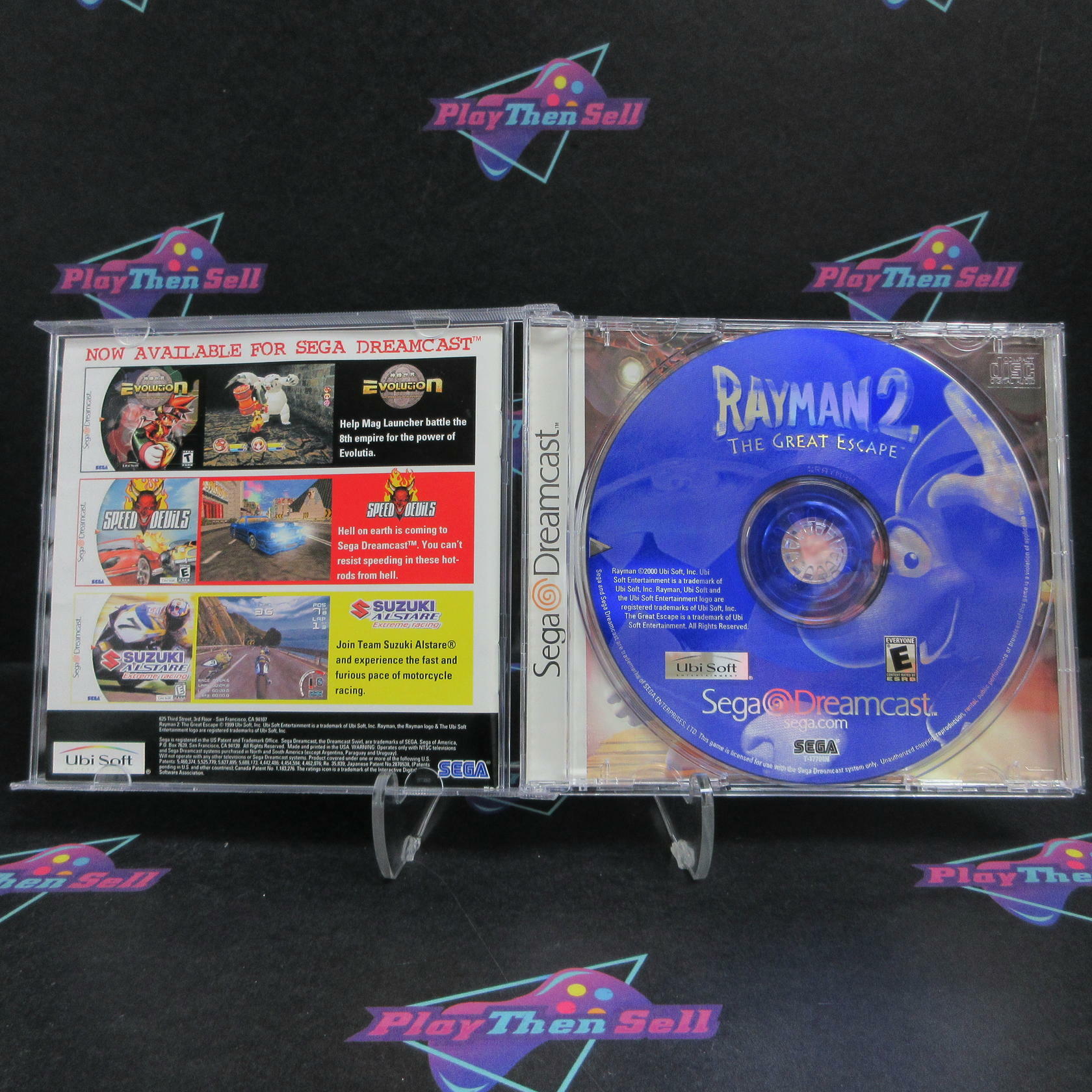 Rayman 2 Sega Dreamcast + Reg Card Complete - Excellent