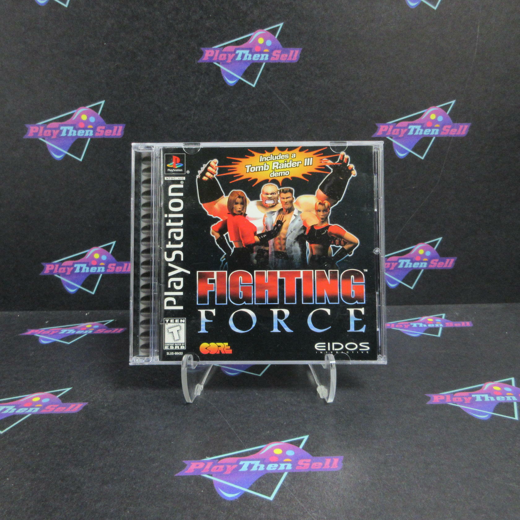 Fighting Force PS1 PlayStation 1 + Reg Card Complete - Excellent