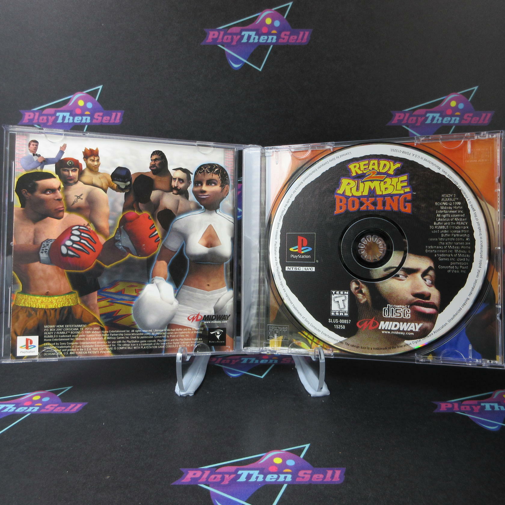 Ready 2 Rumble Boxing PS1 PlayStation 1 + Reg Card Complete - Excellent
