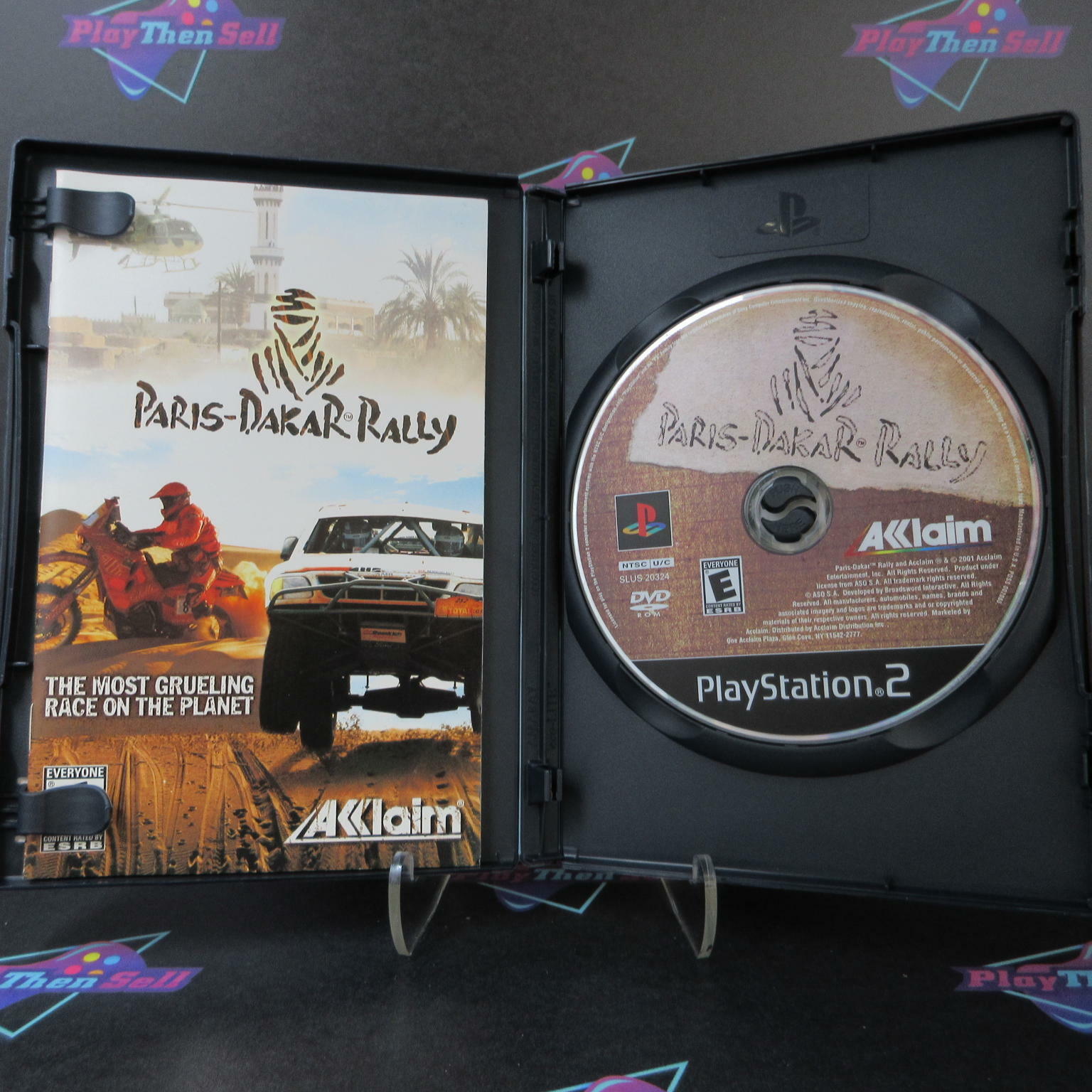Paris Dakar Rally PS2 PlayStation 2 + Reg Card Complete - Excellent