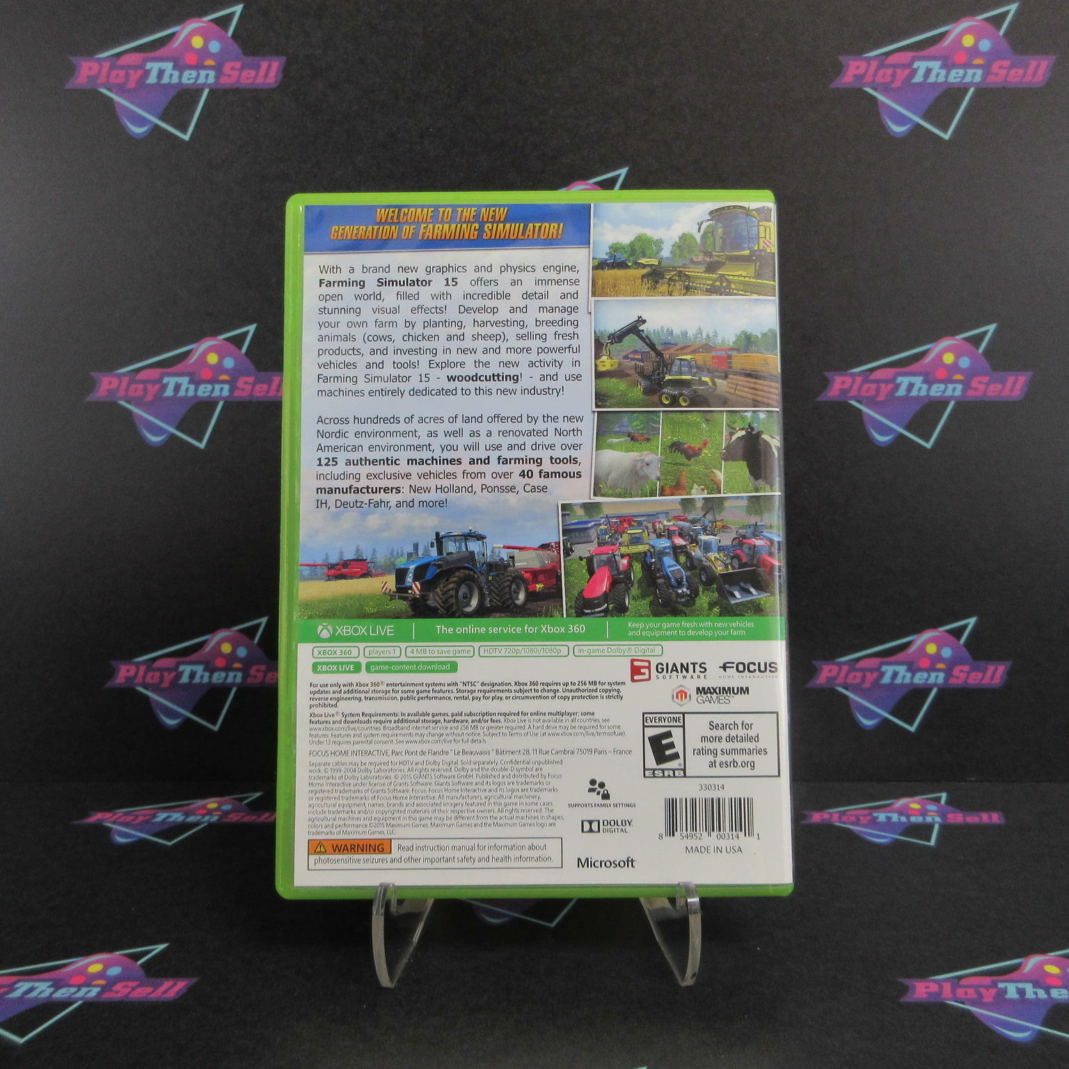 Farming Simulator 15 Xbox 360 Complete - Excellent